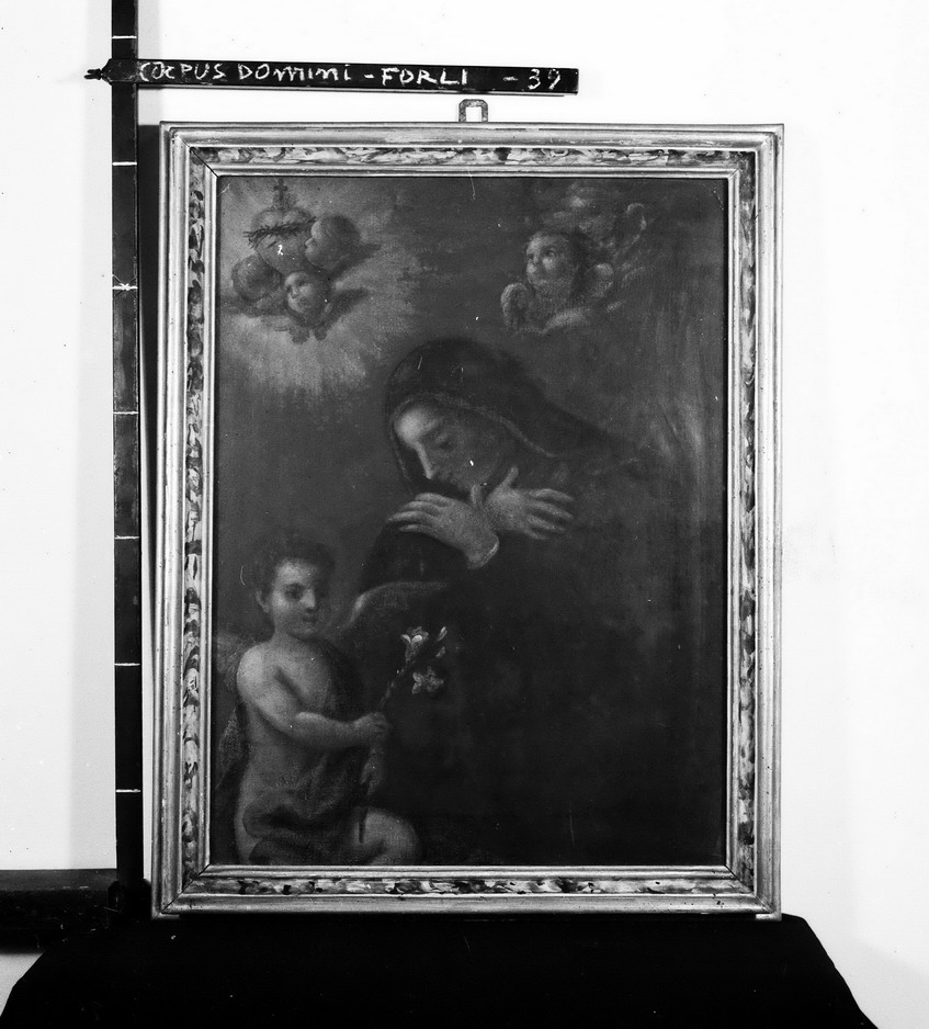 Santa Chiara in preghiera (dipinto, opera isolata) - ambito romagnolo (seconda metà XVIII)