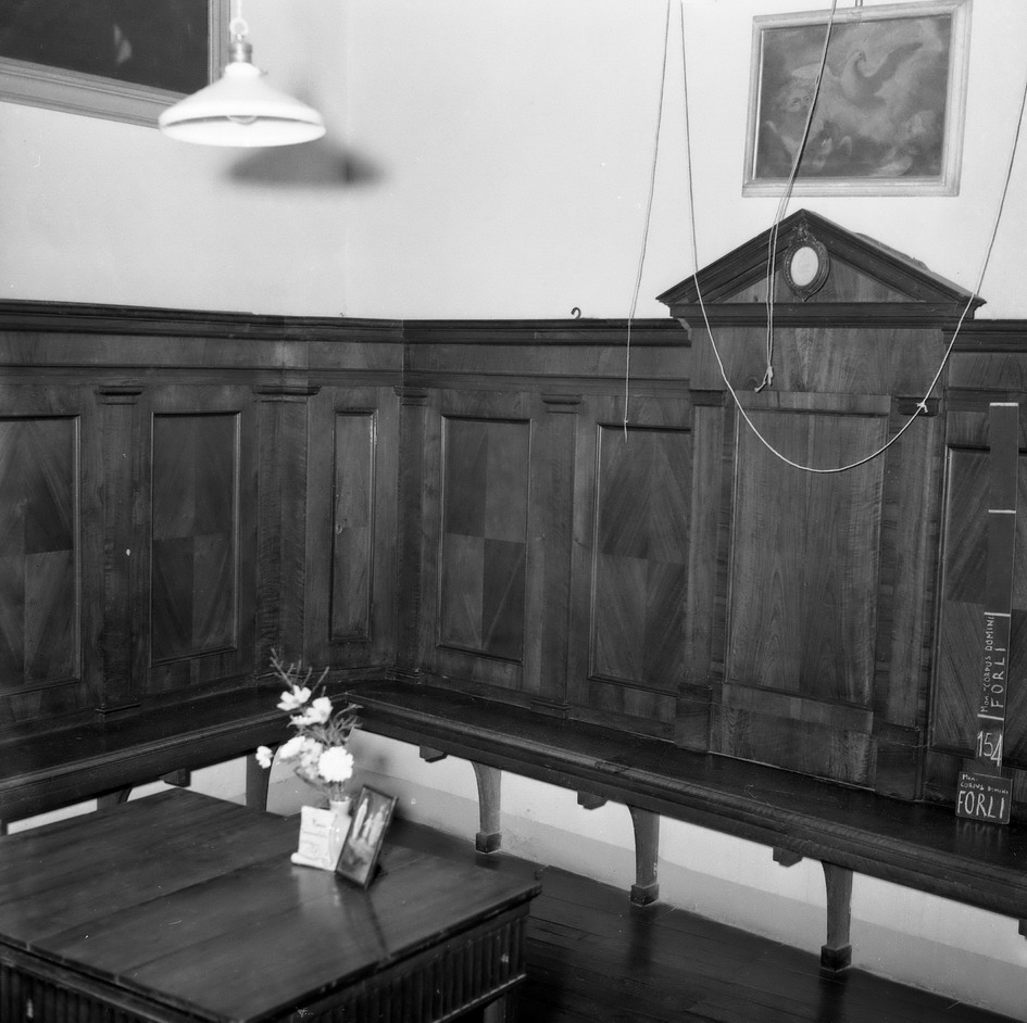 sedile, opera isolata - manifattura romagnola (ultimo quarto XVIII)