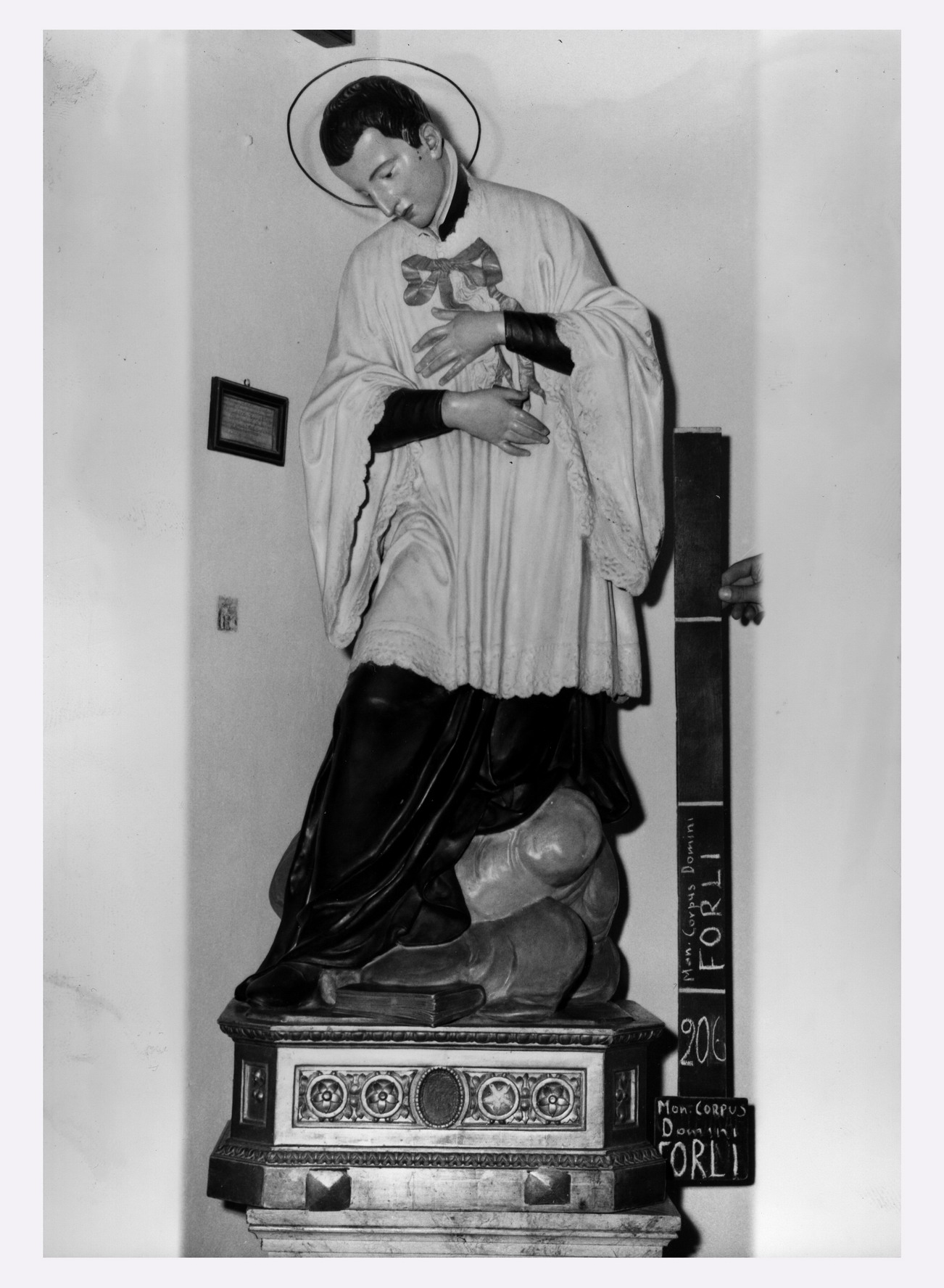 San Luigi Gonzaga (statua, pendant) - ambito romagnolo (XVIII/ XIX)