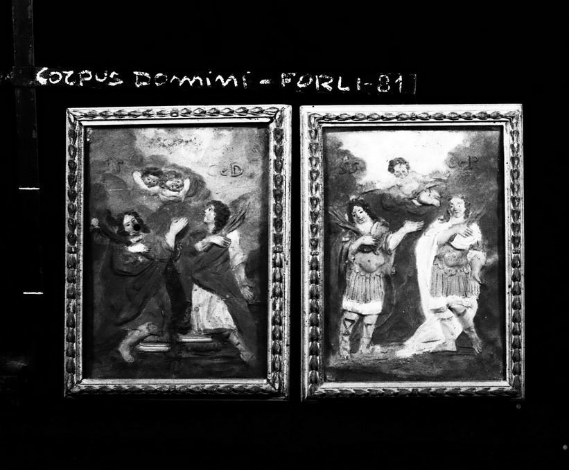 San Gervasio e San Protasio (?) (rilievo, pendant) - ambito romagnolo (seconda metà XVIII)