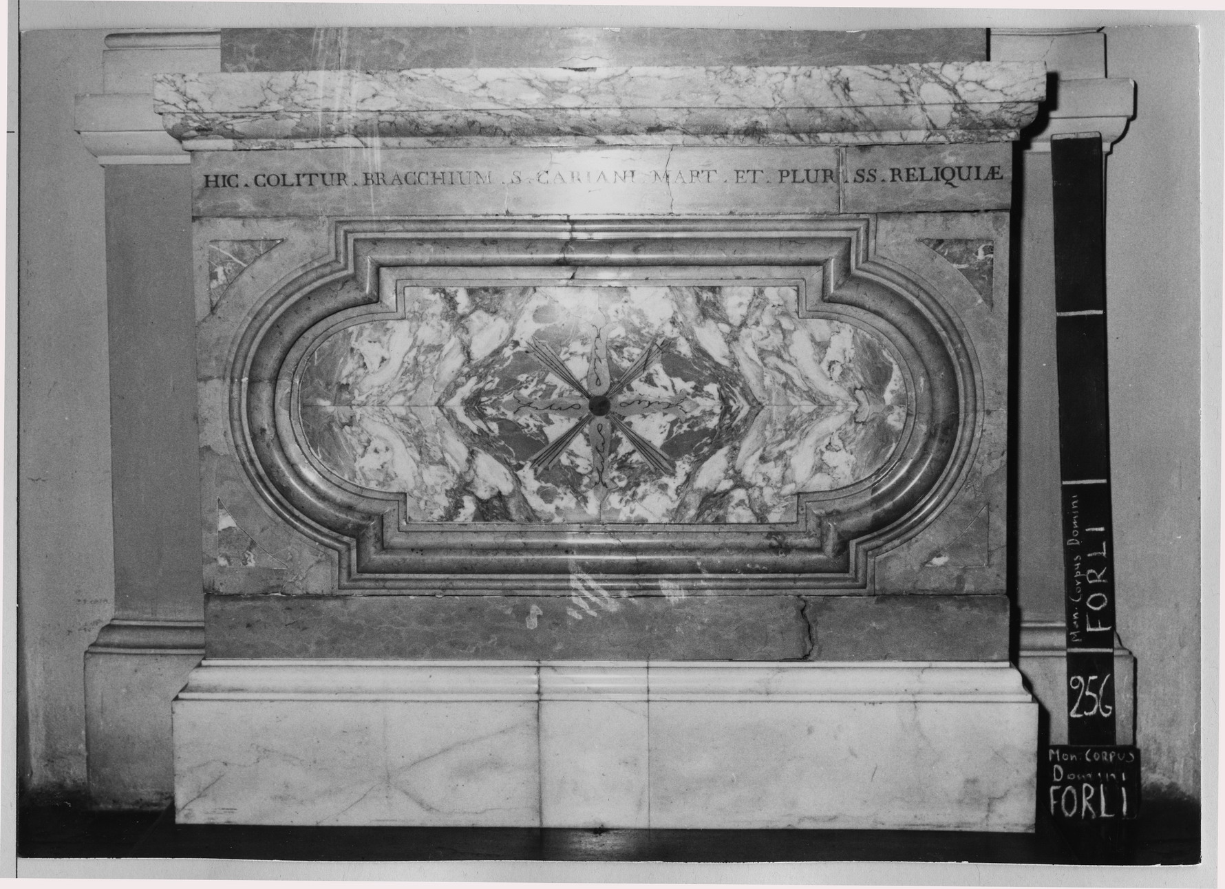 mensa d'altare, opera isolata - manifattura romagnola (ultimo quarto XVIII)