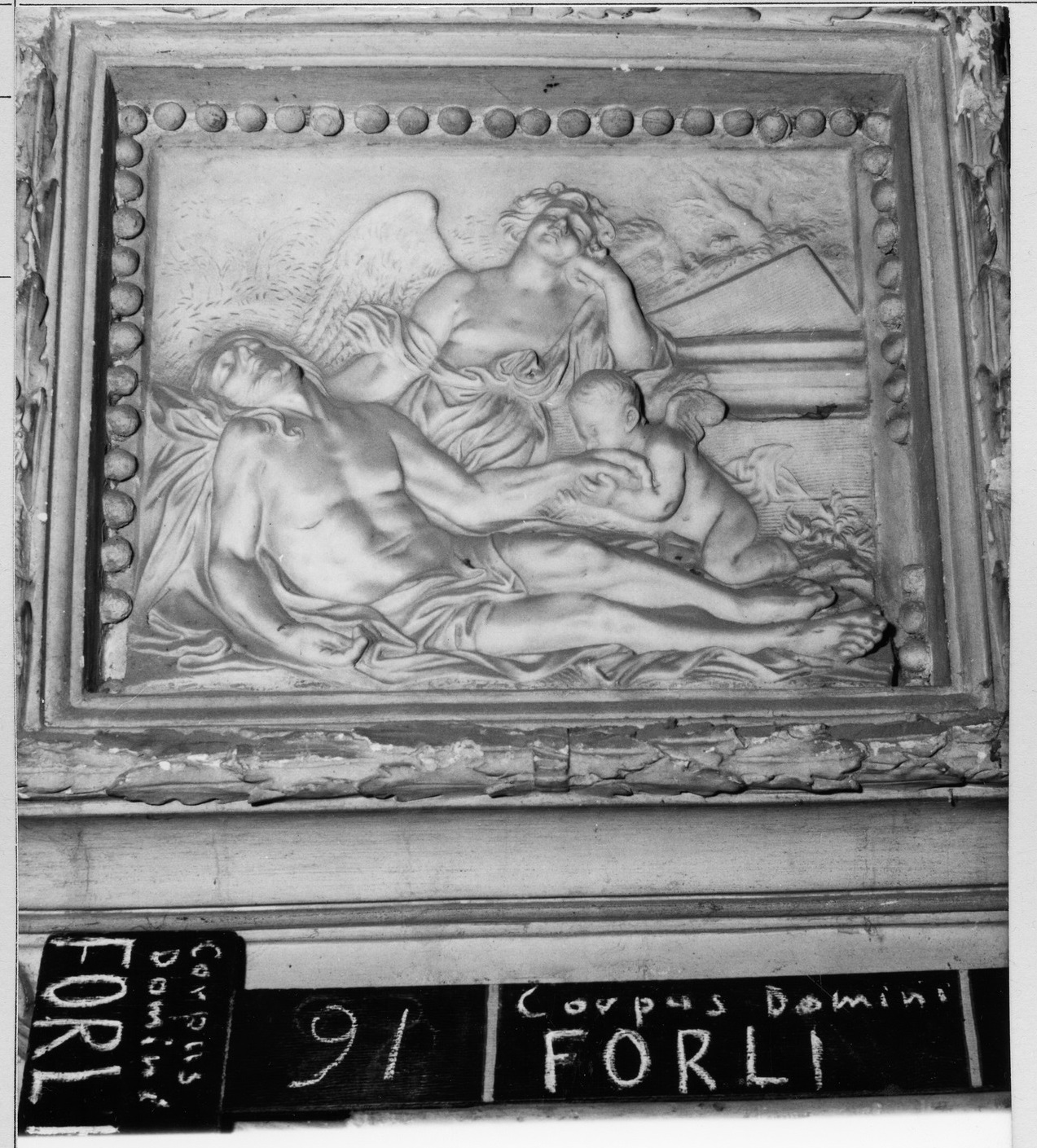 Compianto su Cristo morto (rilievo, opera isolata) - ambito bolognese (ultimo quarto XVIII)