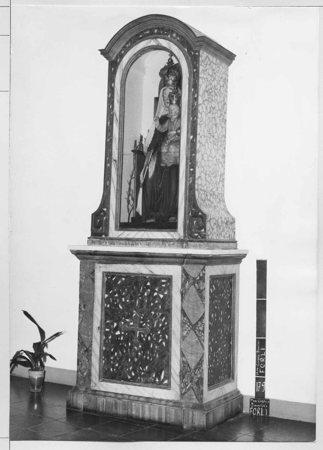 Madonna con Bambino (espositore, opera isolata) - manifattura romagnola (ultimo quarto XVIII)