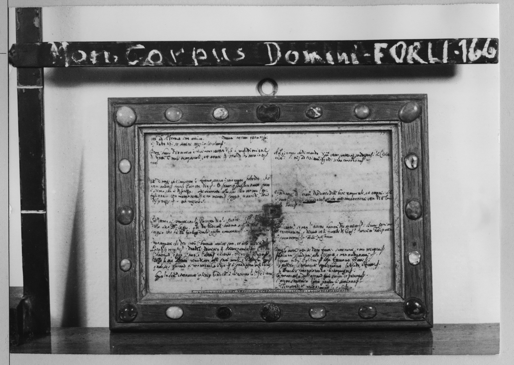 reliquiario - a tabella, opera isolata - manifattura romagnola (primo quarto XIX)