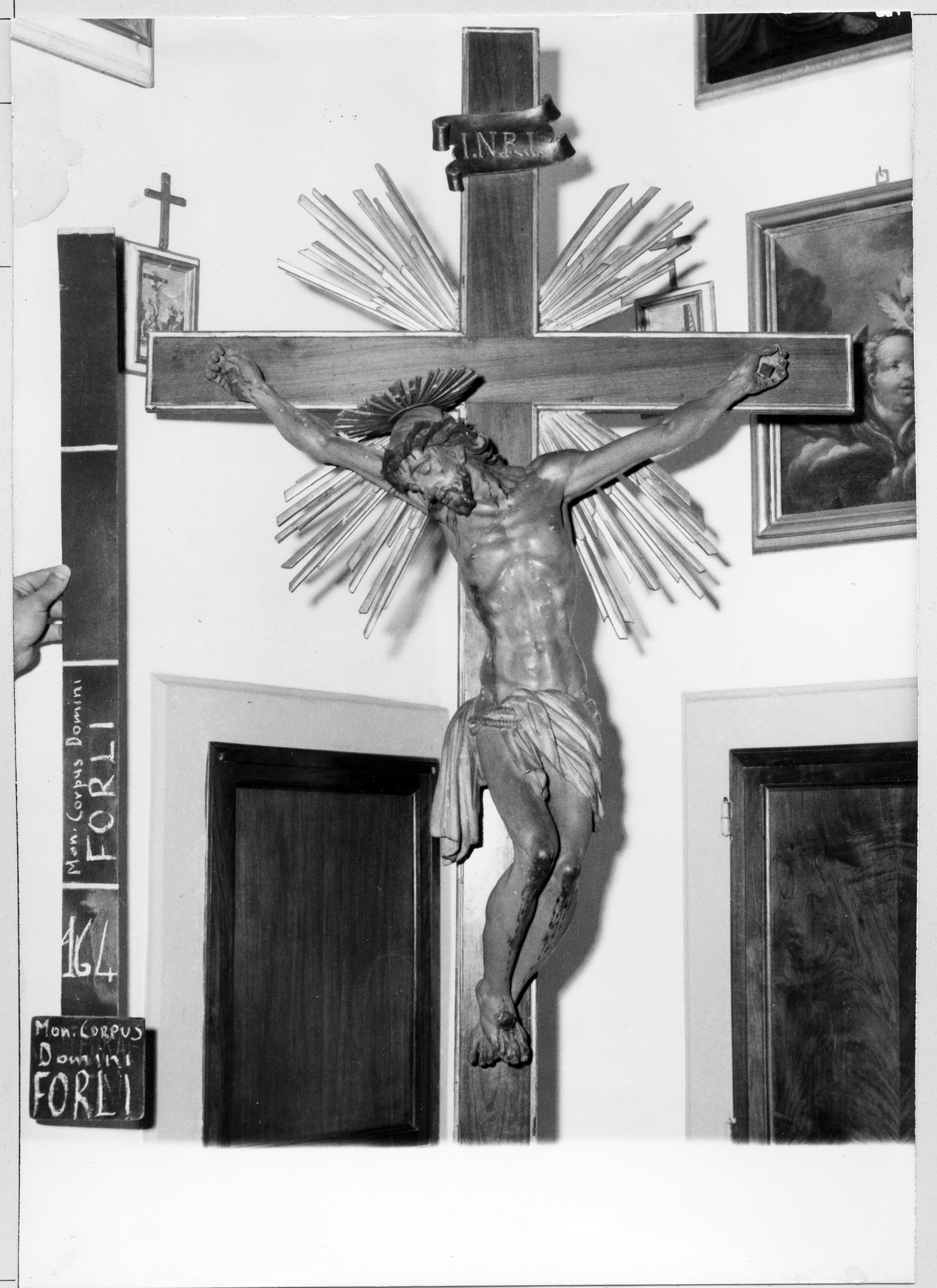 Cristo crocifisso (scultura, opera isolata) - ambito romagnolo (prima metà XVIII)