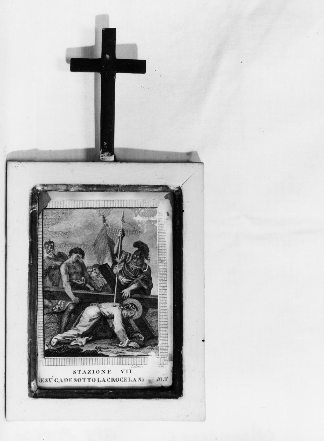 Gesù cade sotto la croce la seconda volta (stampa, elemento di serie) di Feliciani Ludovico (ultimo quarto XVIII)