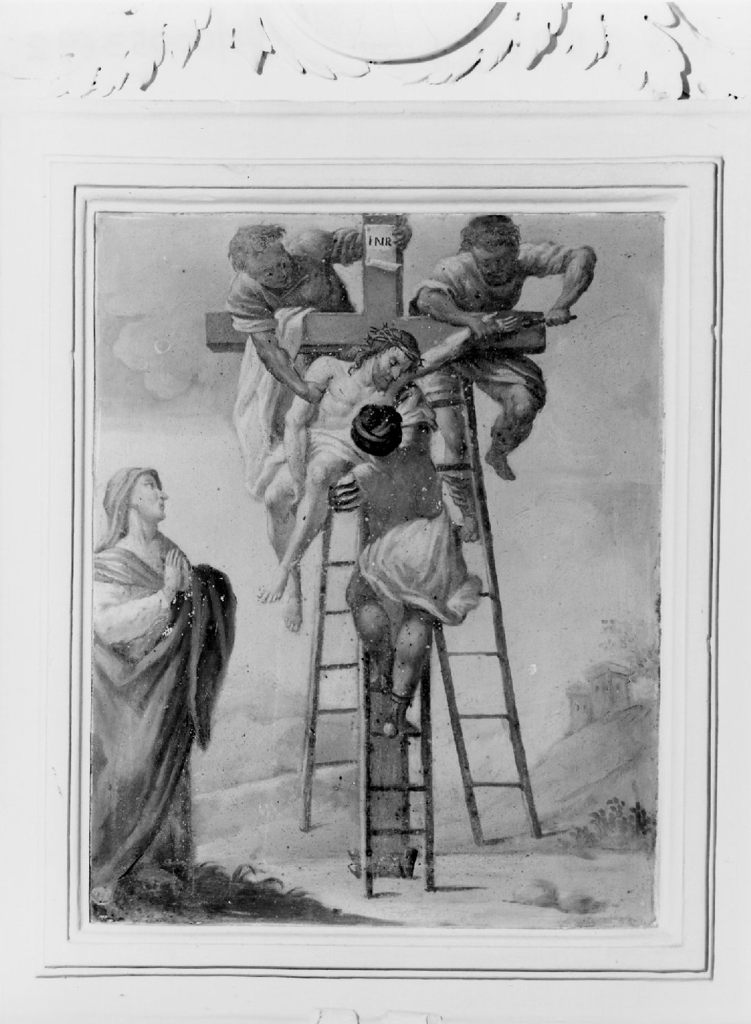 Gesù deposto dalla croce (dipinto, elemento d'insieme) - ambito romagnolo (ultimo quarto XVIII)