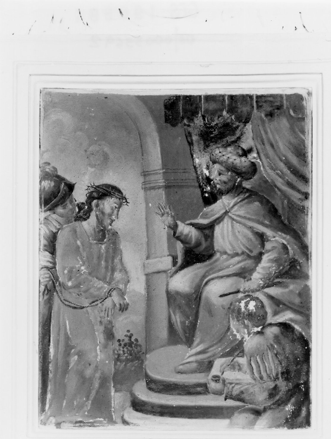 Gesù condannato a morte (dipinto, elemento d'insieme) - ambito romagnolo (ultimo quarto XVIII)