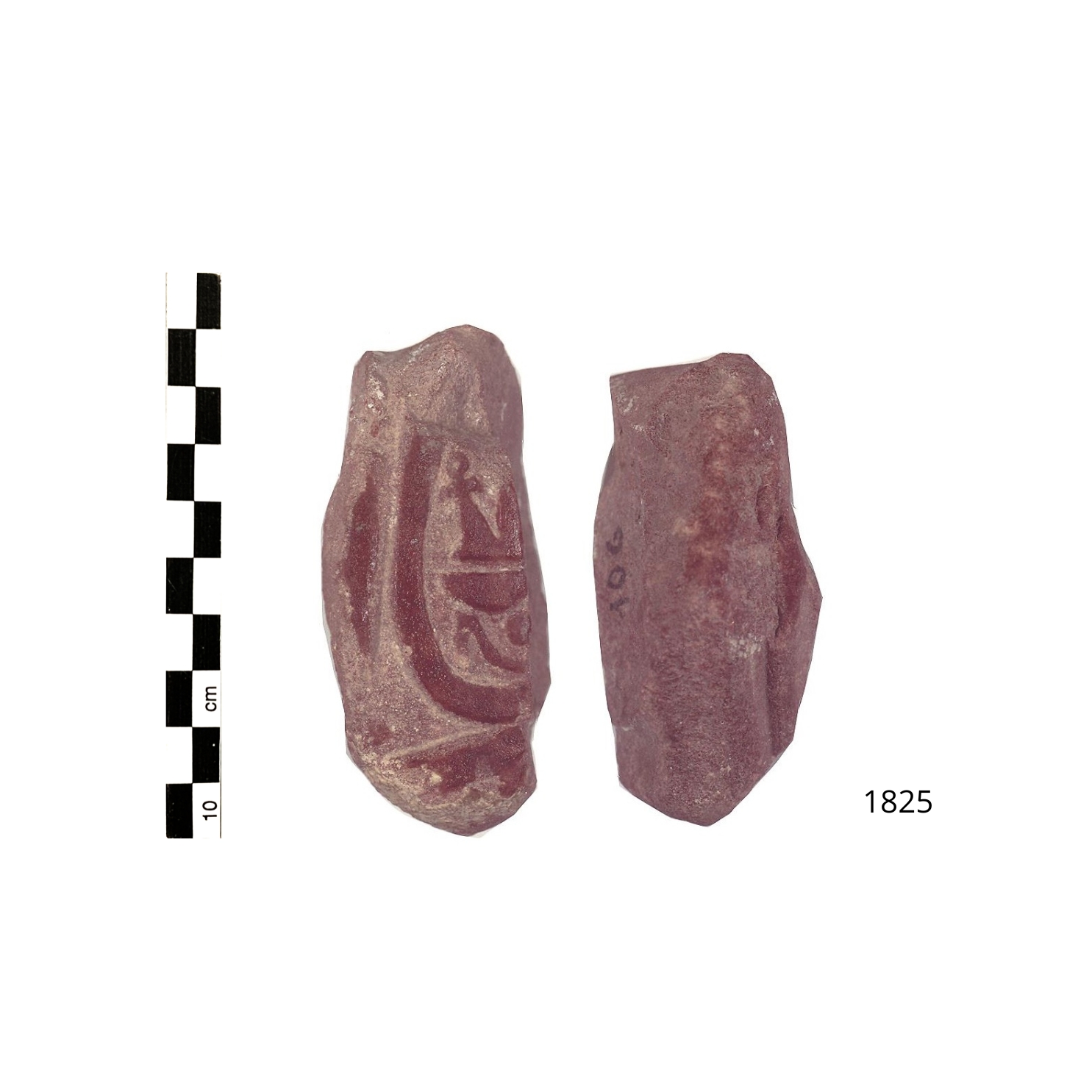 scrittura geroglifica (cartiglio di Amenofi III) (statua/ frammento, con iscrizione, cartiglio) - periodo di regno di Amenofi III (primo quarto XIV a.C)