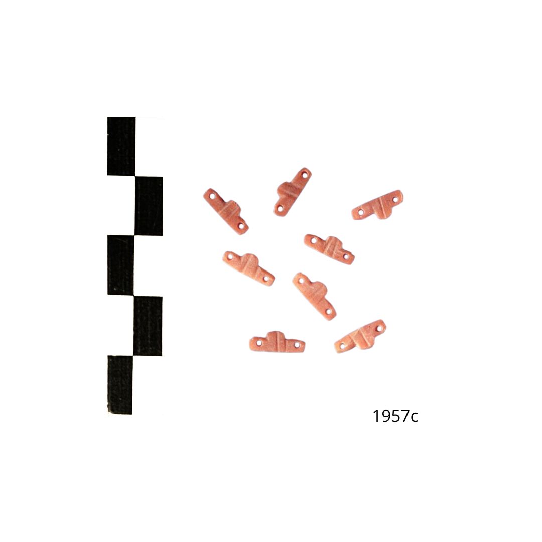 collana/ separafili, otto placchette - XVIII Dinastia (SECOLI/ ARCHI DI SECOLI/ XVI a.C.-XIII a.C)