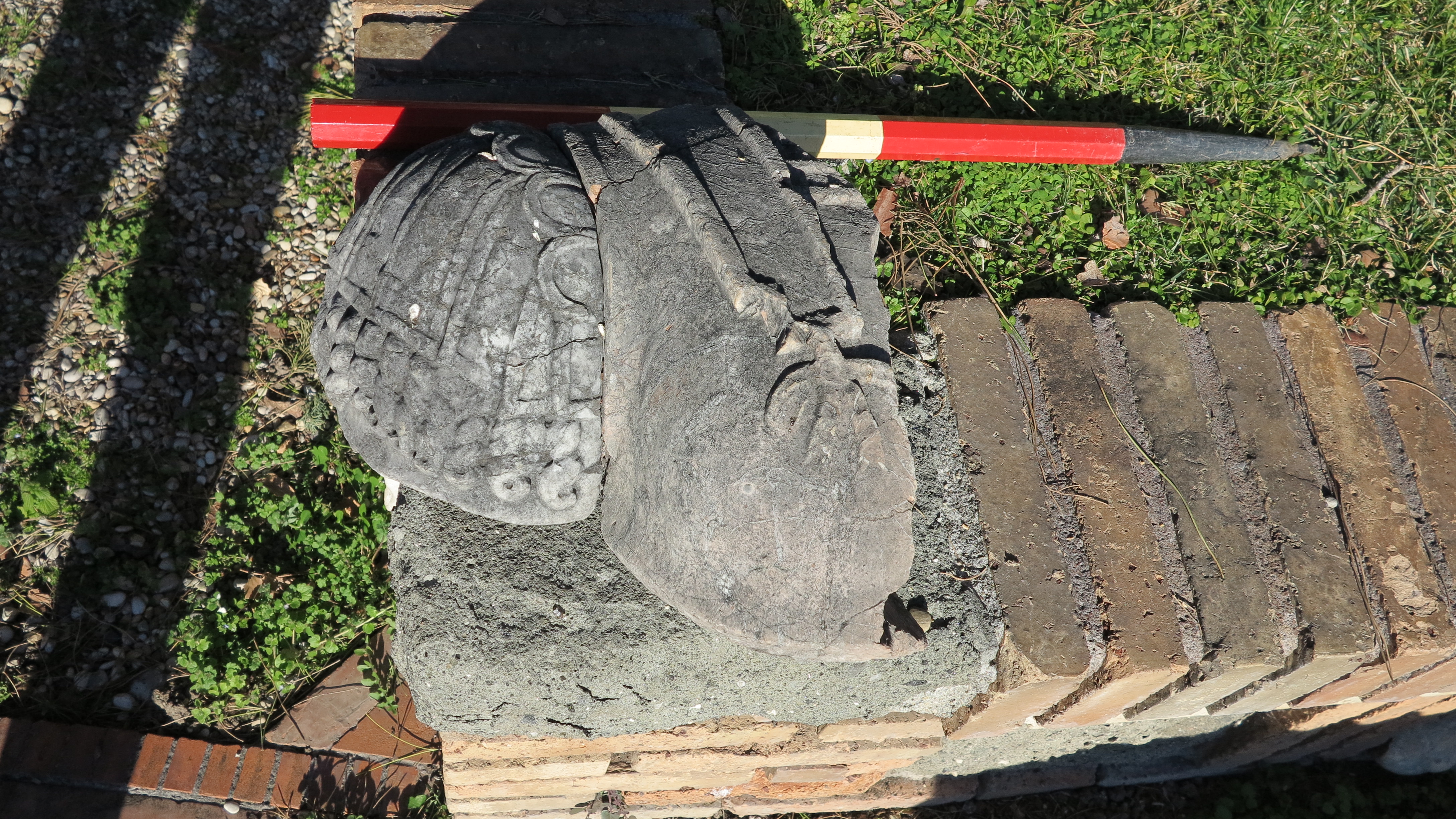 busto/ maschile, loricato (SECOLI/ II)