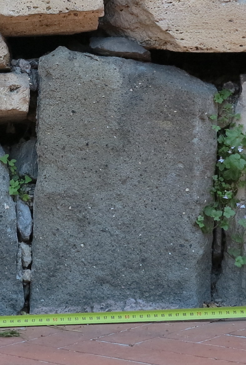 blocco/ parallelepipedo (SECOLI/ ARCHI DI SECOLI/ II a.C.-I a.C)