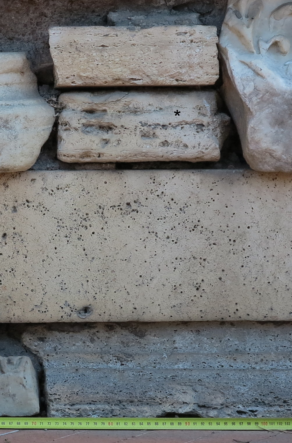 lastra/ di rivestimento pavimentale (fine/ inizio SECOLI/ ARCHI DI SECOLI/ II a.C.-I)