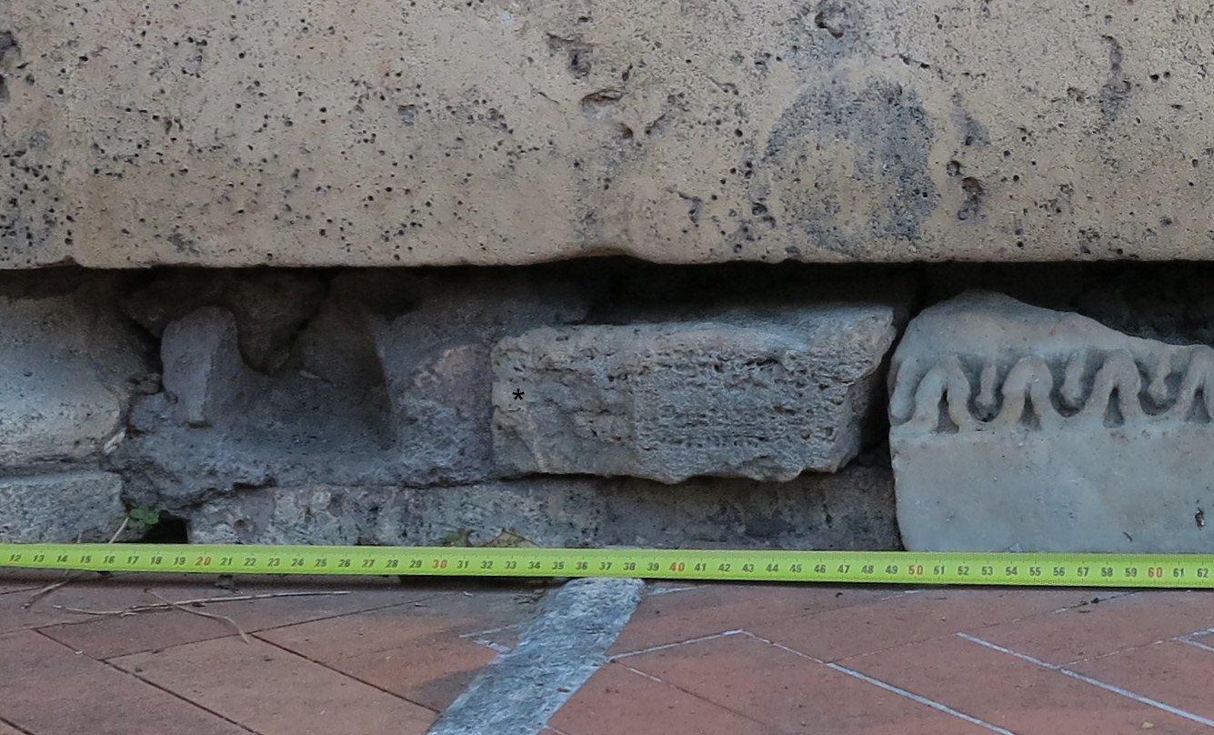 lastra/ di rivestimento (fine/ inizio SECOLI/ ARCHI DI SECOLI/ II a.C.-I)