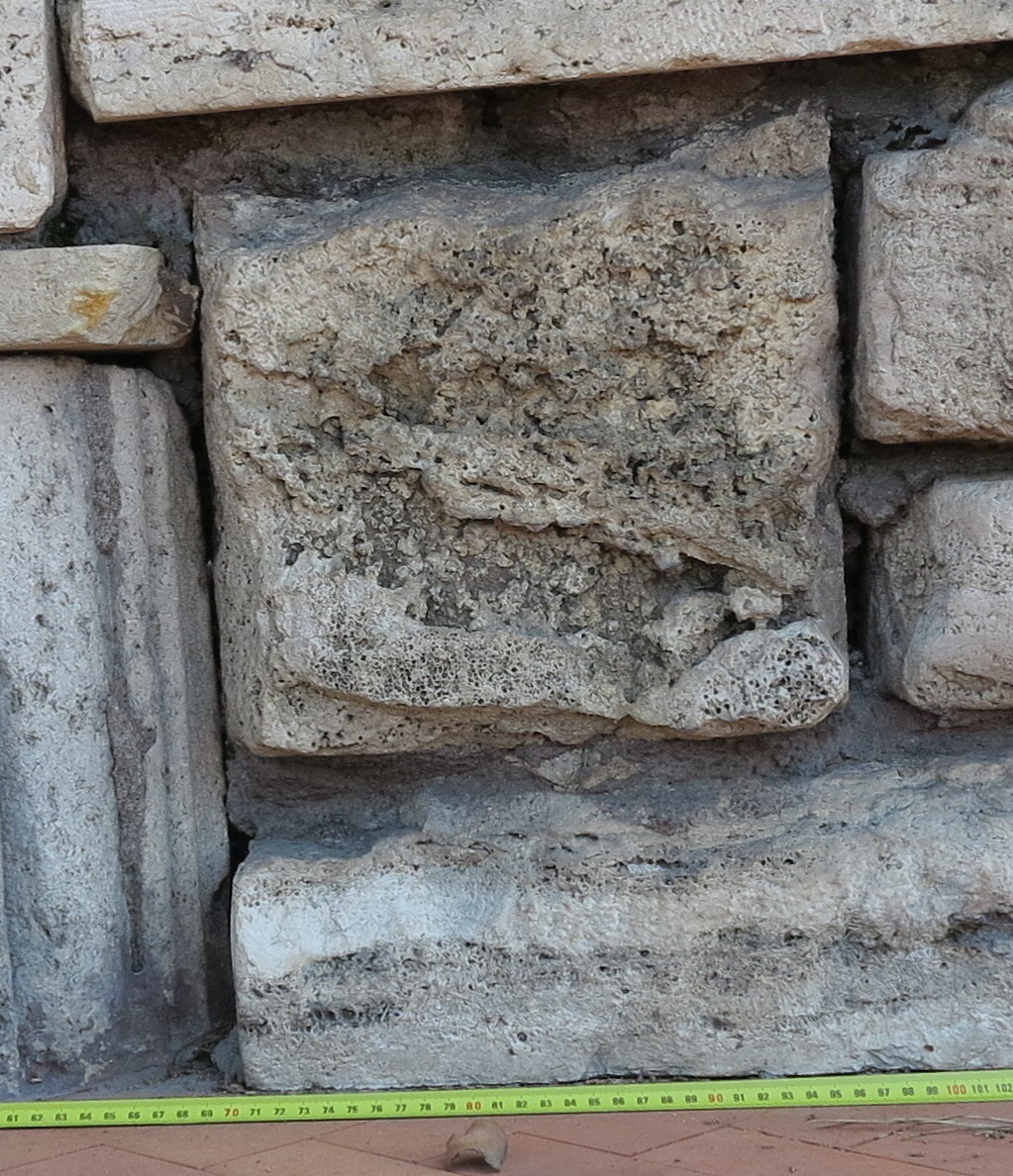 blocco/ di rivestimento (fine/ inizio SECOLI/ ARCHI DI SECOLI/ II a.C.-I)