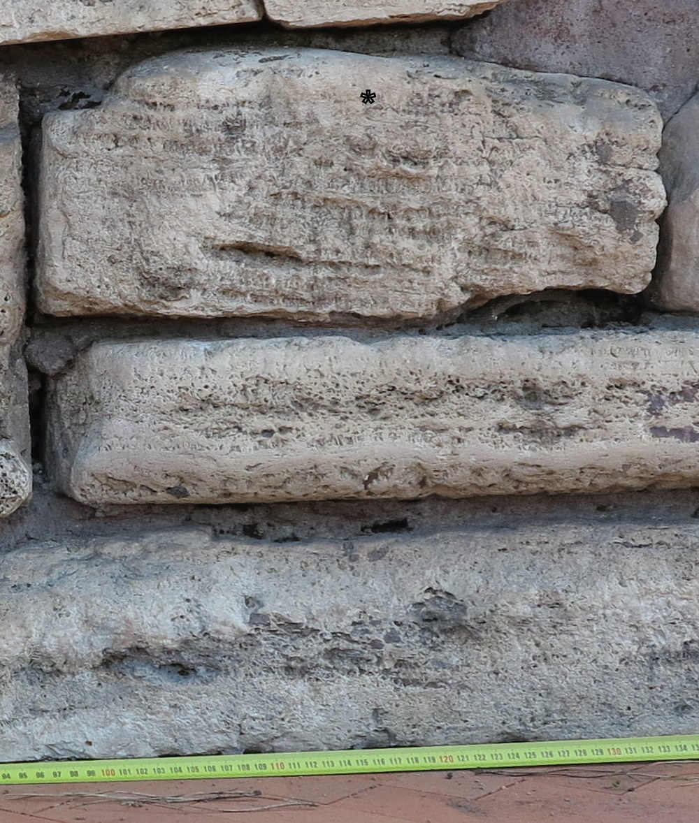 blocco/ di rivestimento (fine/ inizio SECOLI/ ARCHI DI SECOLI/ II a.C.-I)