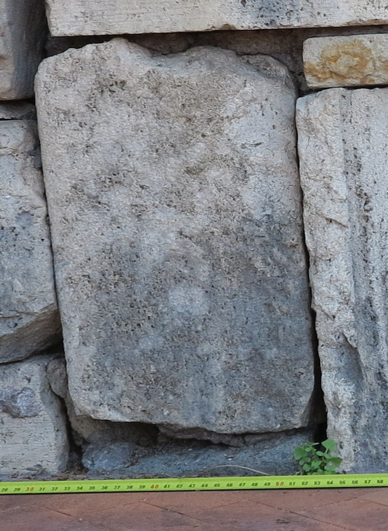 blocco/ di rivestimento (fine/ inizio SECOLI/ ARCHI DI SECOLI/ II a.C.-I)