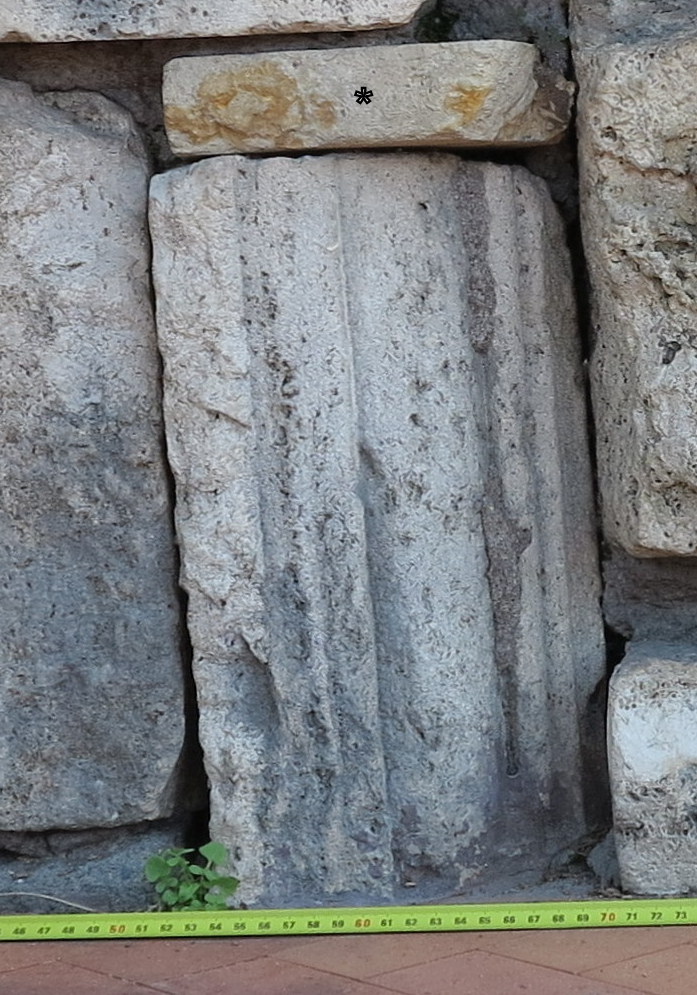 lastra/ di rivestimento (fine/ inizio SECOLI/ ARCHI DI SECOLI/ II a.C.-I)