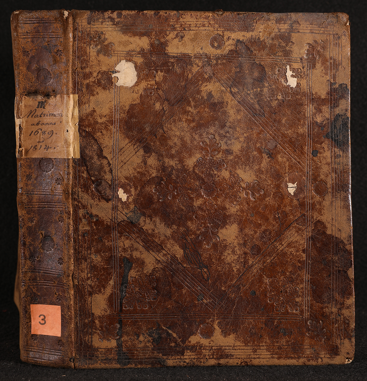 legatura piena, serie - ambito italiano (ultimo quarto XVII)