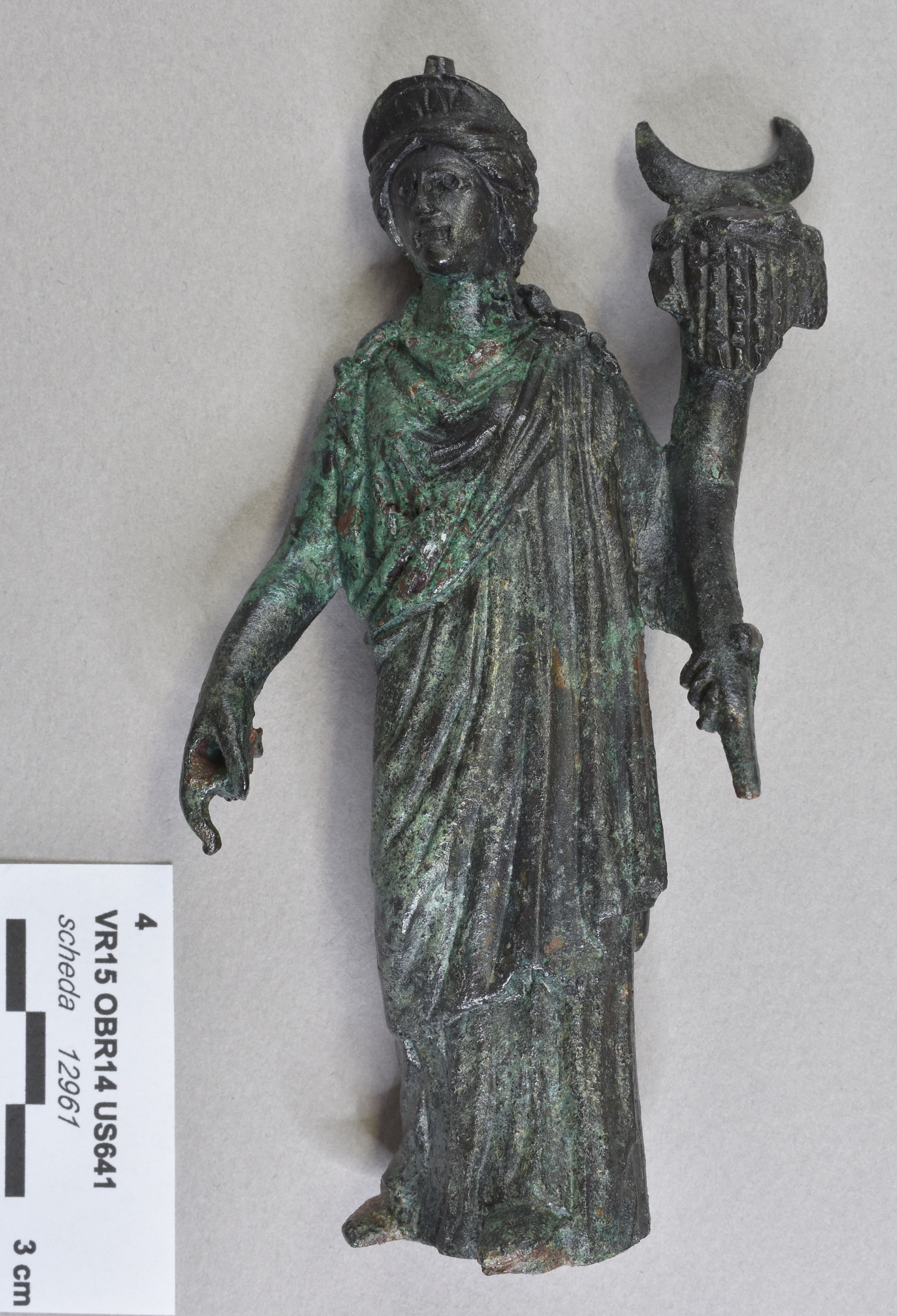 SINGOLO OGGETTO/ statuetta, SECOLI/ ARCHI DI SECOLI/ III-IV d.C