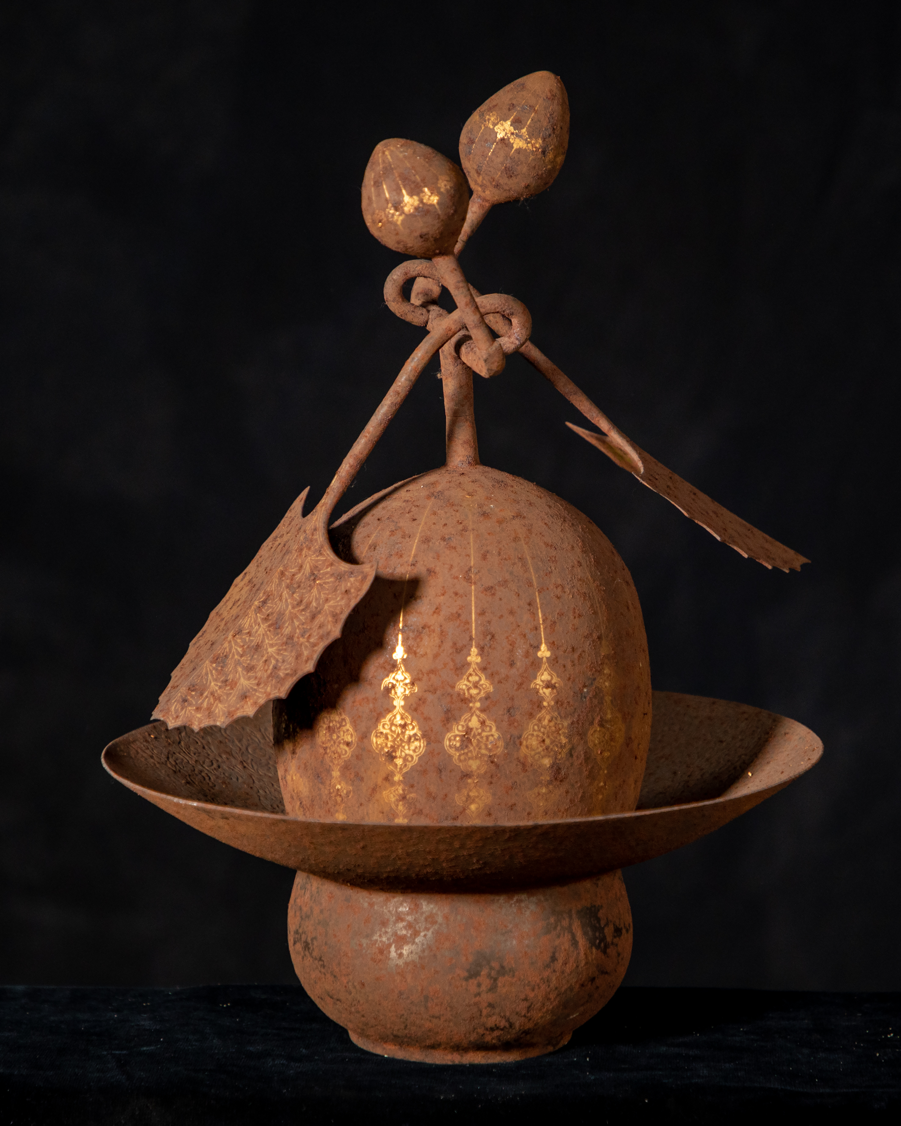 Cocomero (scultura - di cocomero, elemento d'insieme) - ambito mediorientale (XIX-XX)