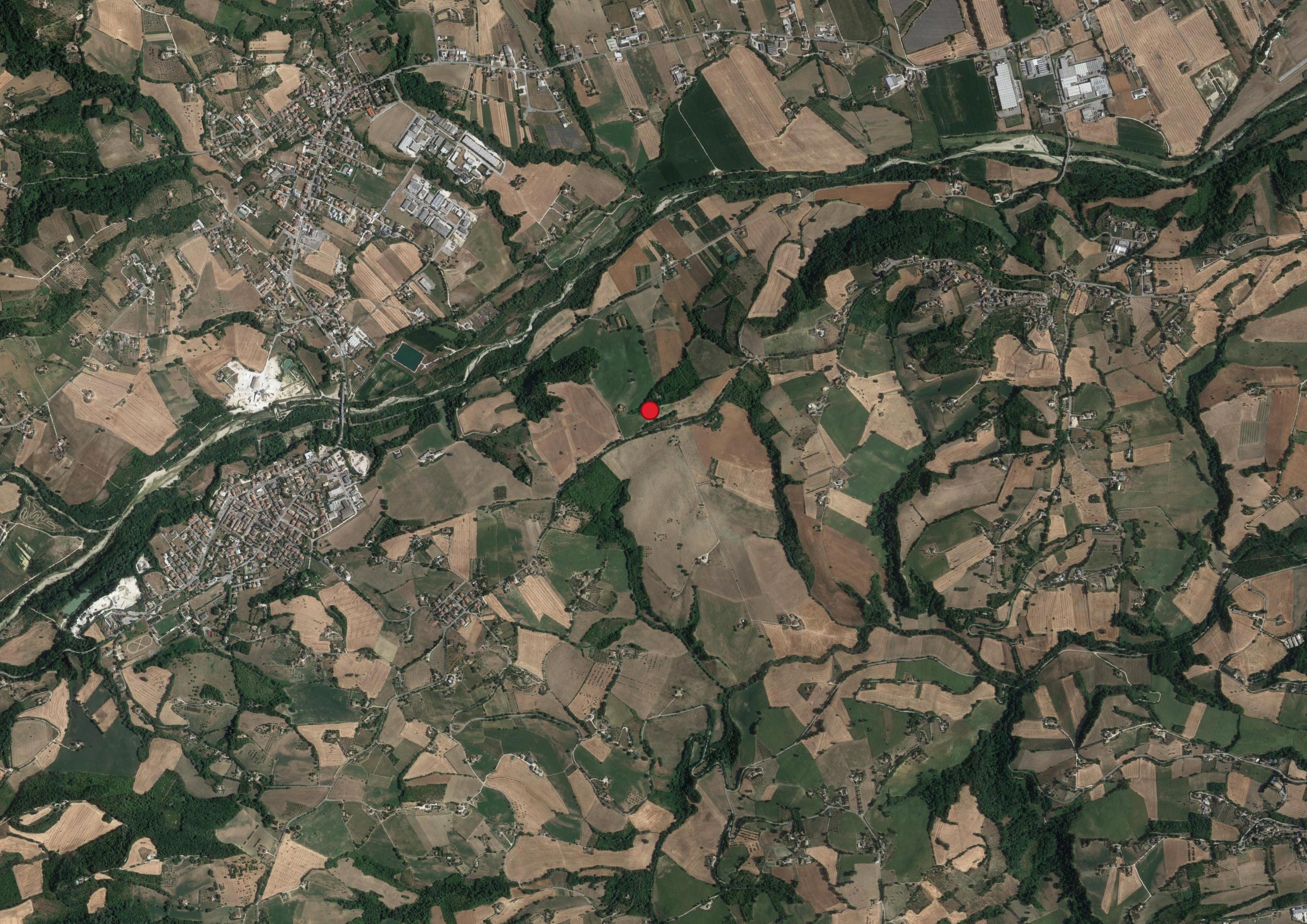 area di materiale mobile, area di materiale eterogeneo - Servigliano (FM)  (non determinabile)