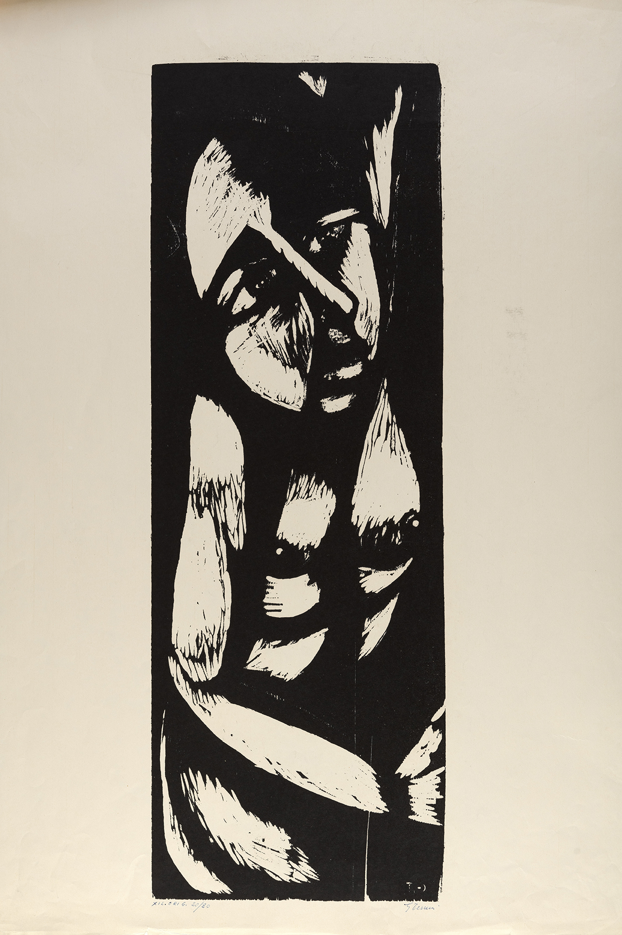 Nudo di donna, Donna nuda (stampa) di Terreni Gino (anni sessanta XX)
