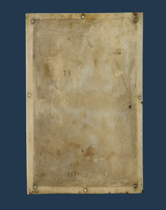 scene della vita di san Pietro (placca di legatura, elemento d'insieme) - Seconda scuola di Metz (IX sec)