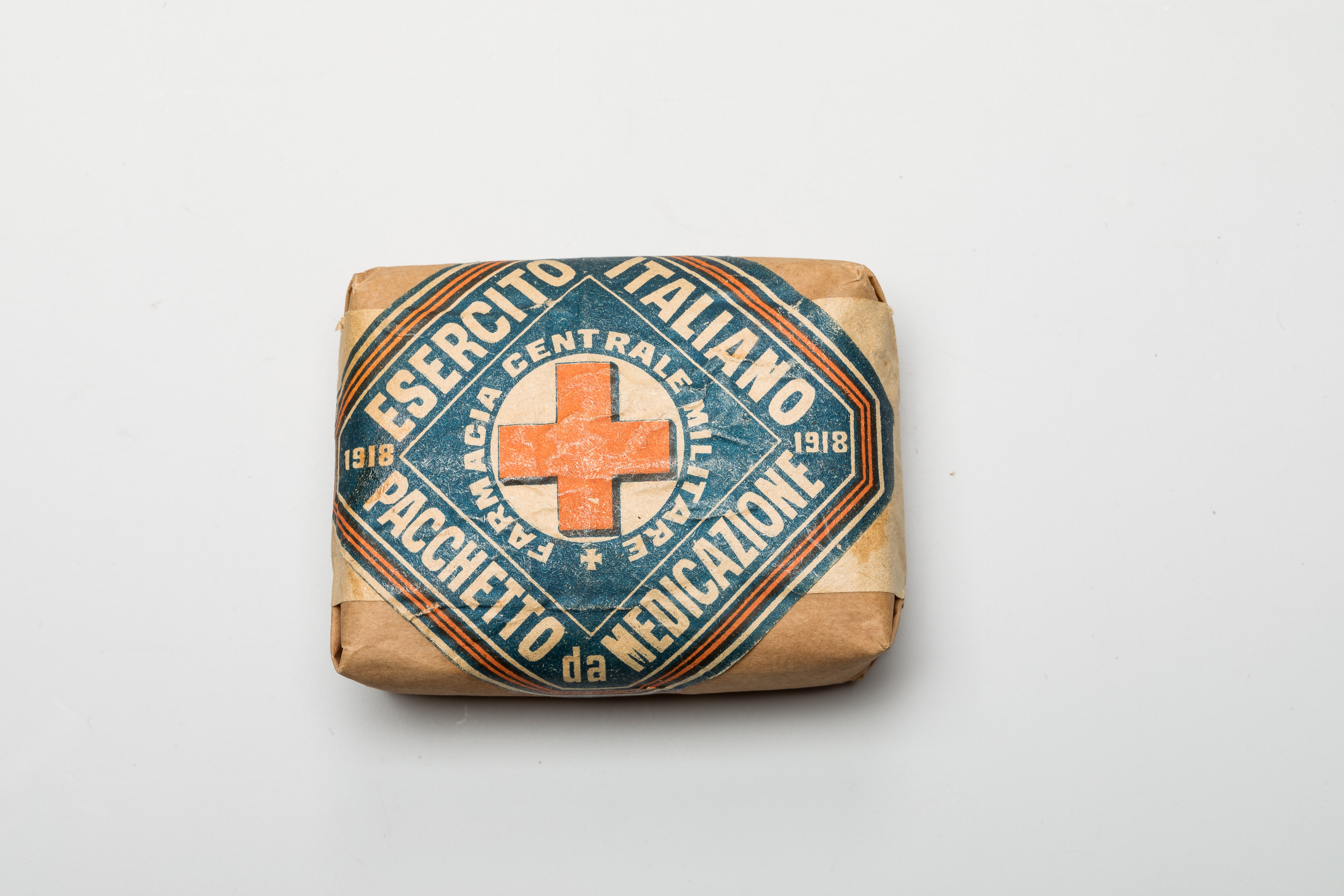 pacchetto, da medicazione di Istituto Farmaceutico Militare (prima metà XX secolo)