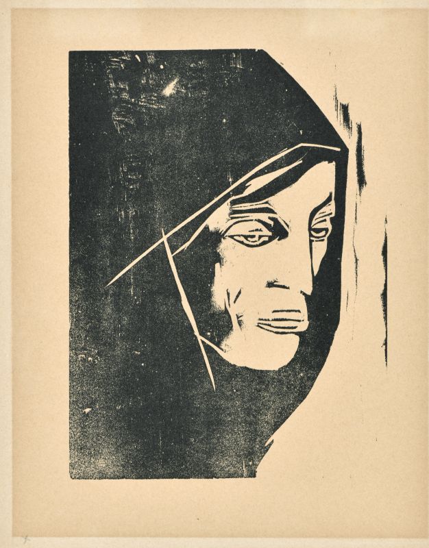 Mia madre, volto di donna di tre quarti (stampa) di Viani Lorenzo (XX)