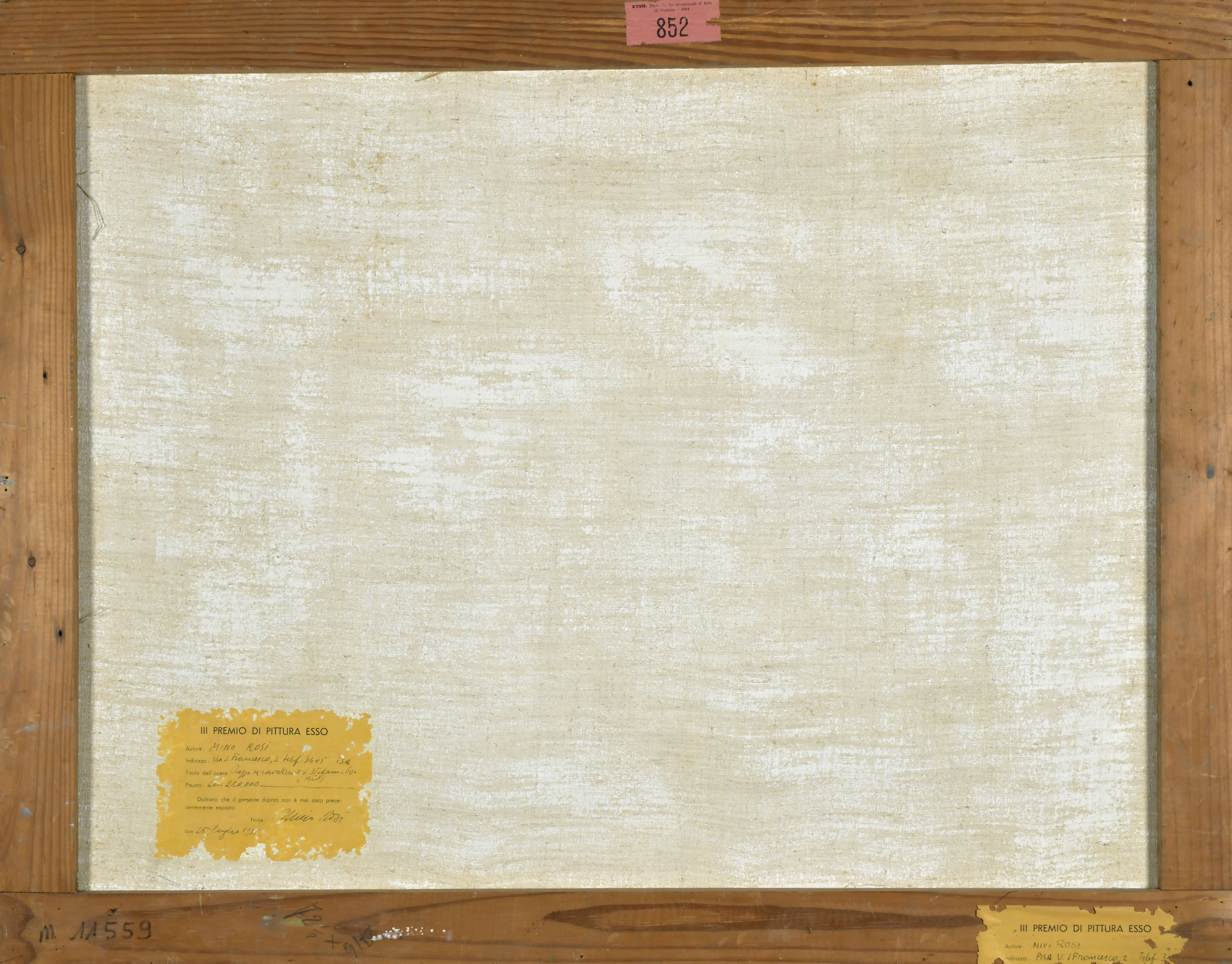 Chiesa di Santo Stefano dei Cavalieri, Veduta della Piazza dei Cavalieri a Pisa (dipinto) di Rosi Mino (XX)