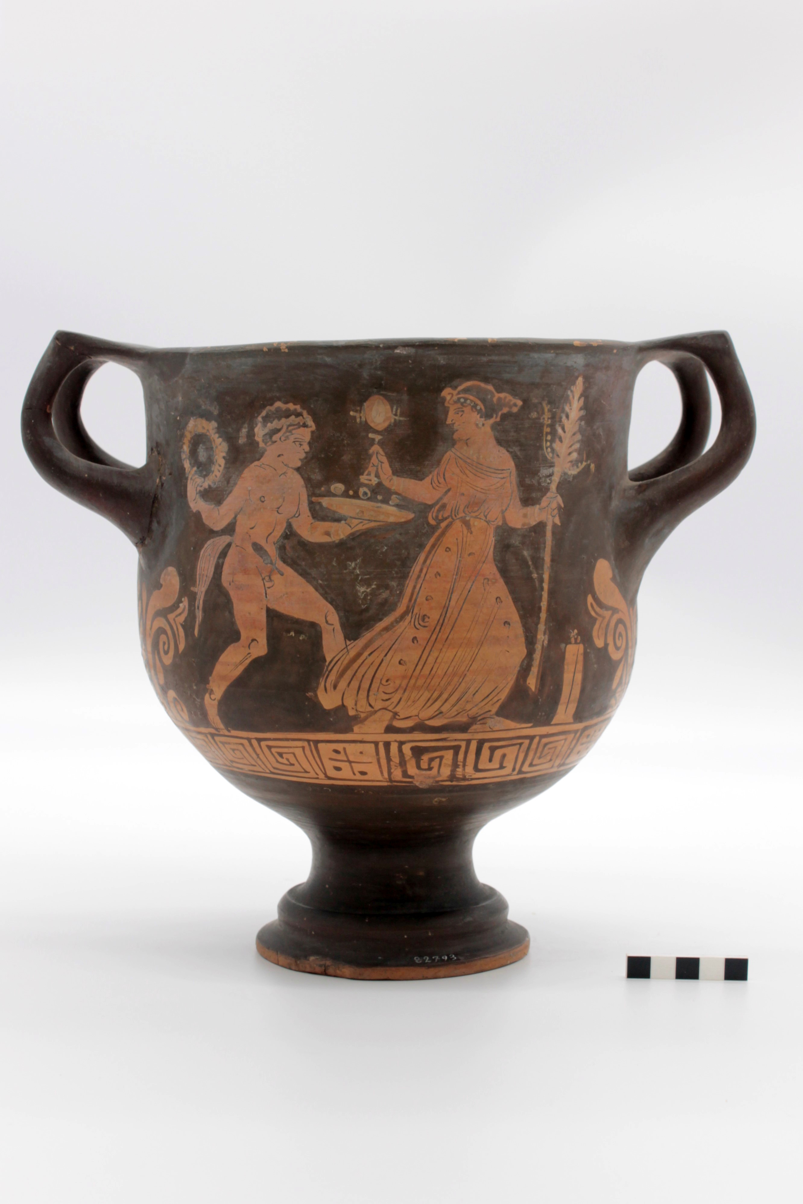 cratere/ a colonnette, Pomarico LVC (SECOLI/ IV a.C)