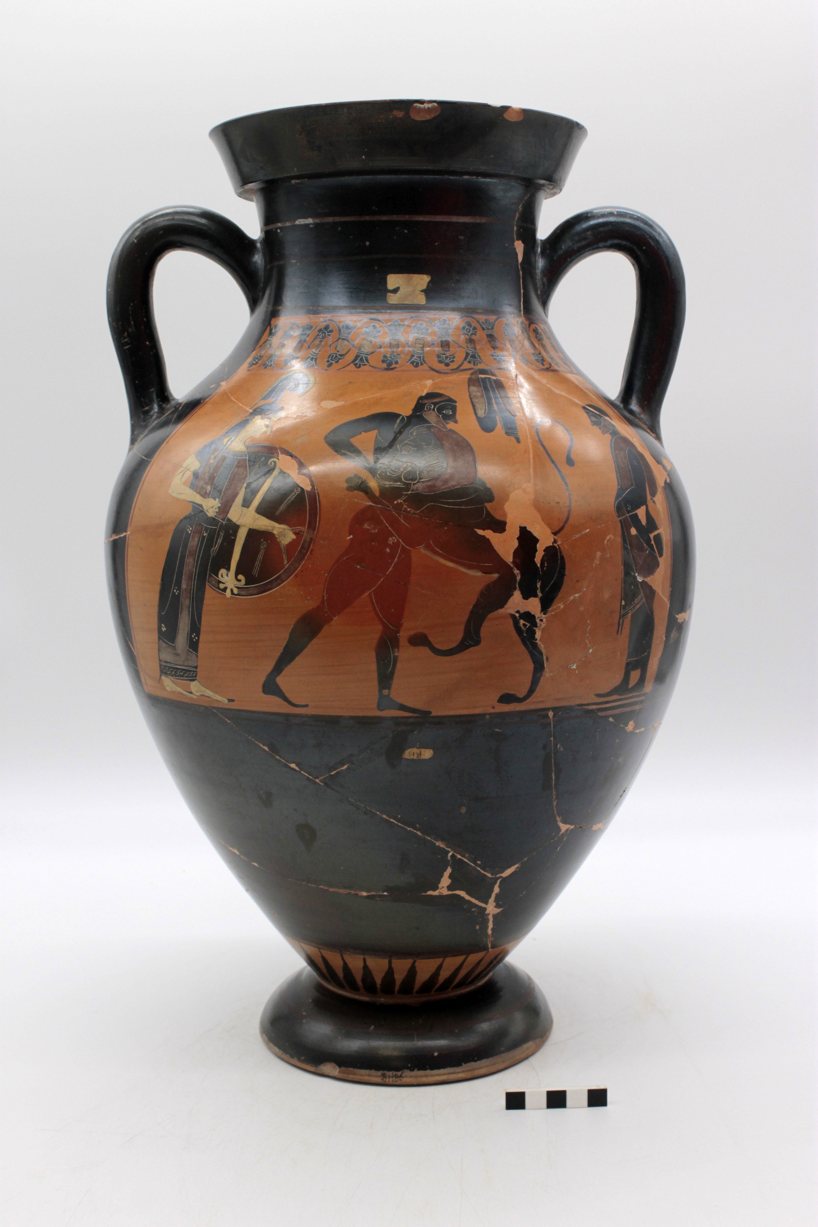 anfora, Belly, Tipo B - Pittore dell'Altalena (Swing Painter) (SECOLI/ VI a.C)