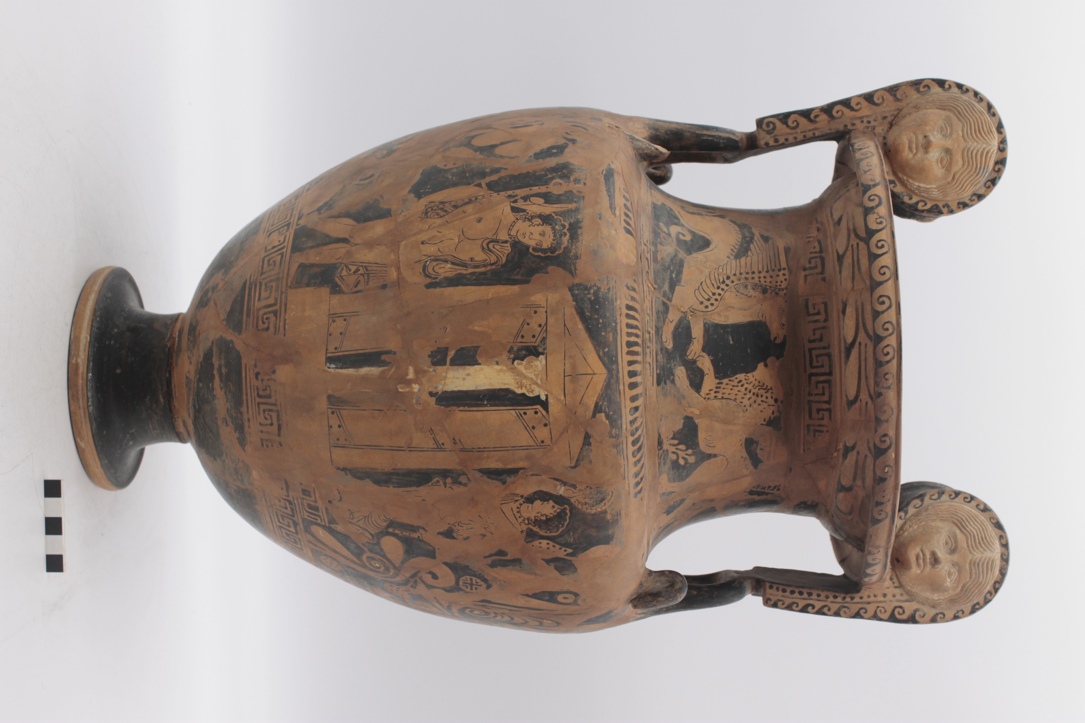 cratere, a mascheroni (SECOLI/ IV a.C)