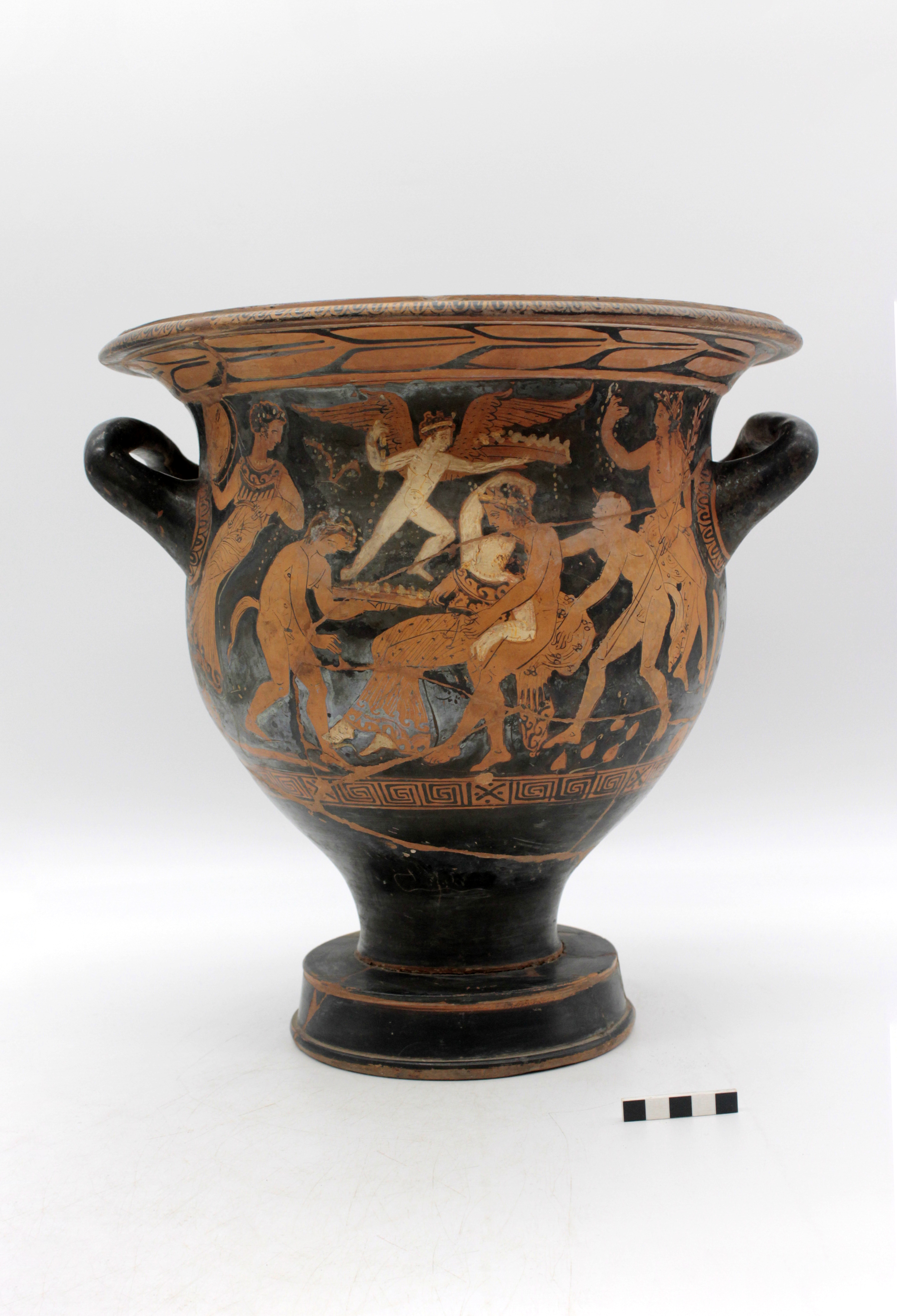 cratere/ a campana - Pittore di Erbach (inizio SECOLI/ IV a.C)