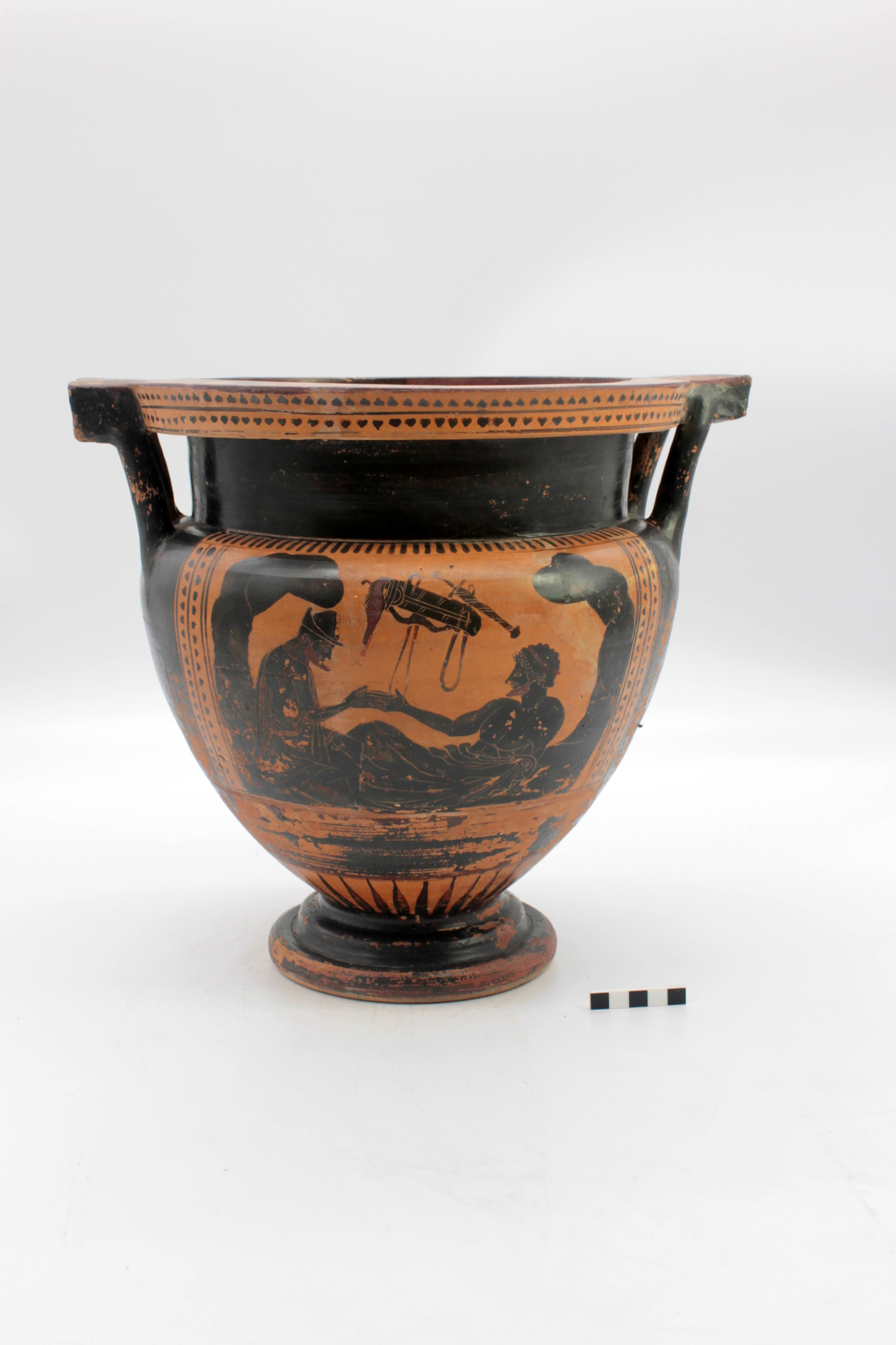 cratere/ a colonnette - Pittore di Rycroft (SECOLI/ VI a.C)