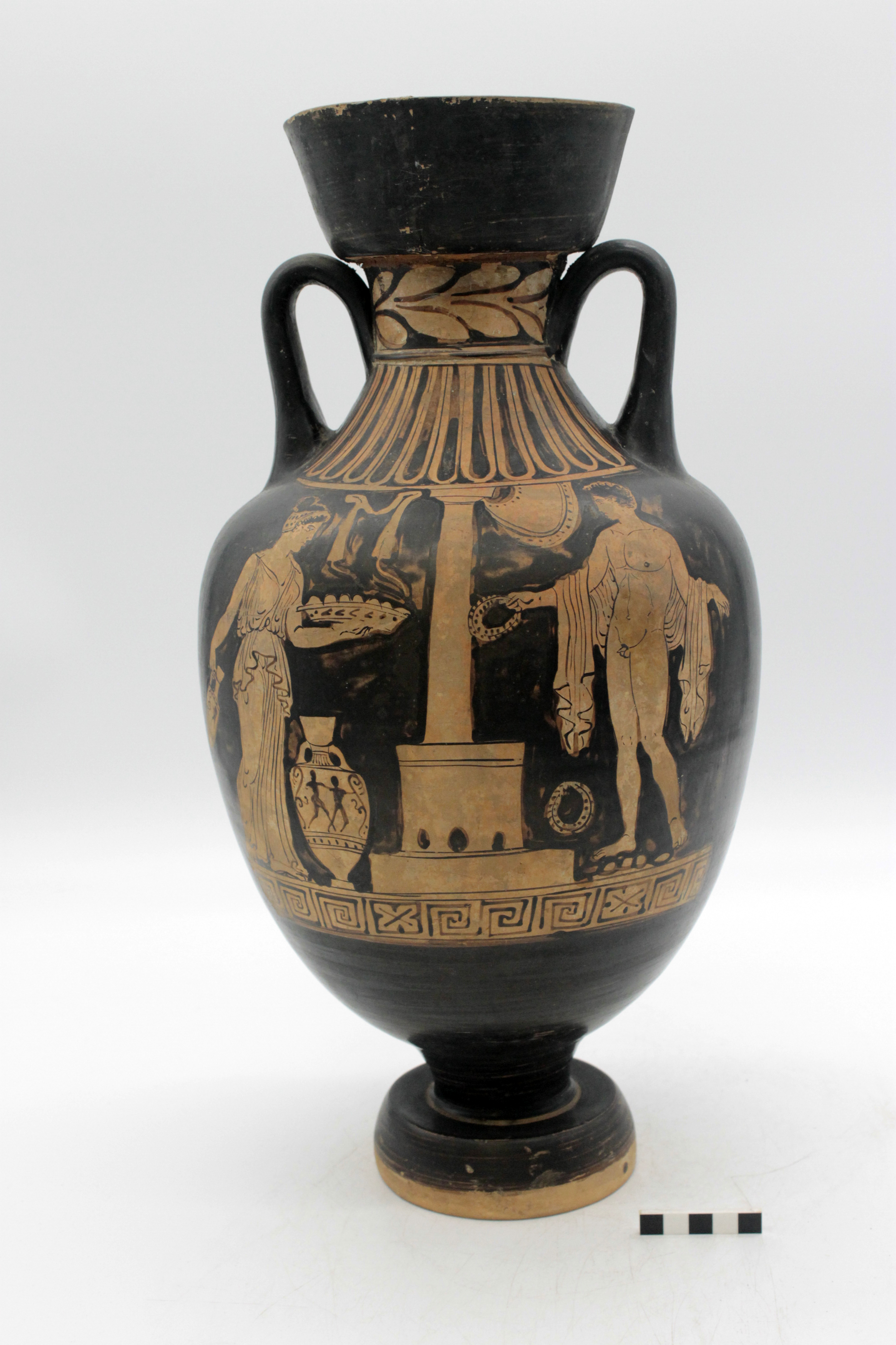 anfora, tipo panatenaico (inizio SECOLI/ IV a.C)