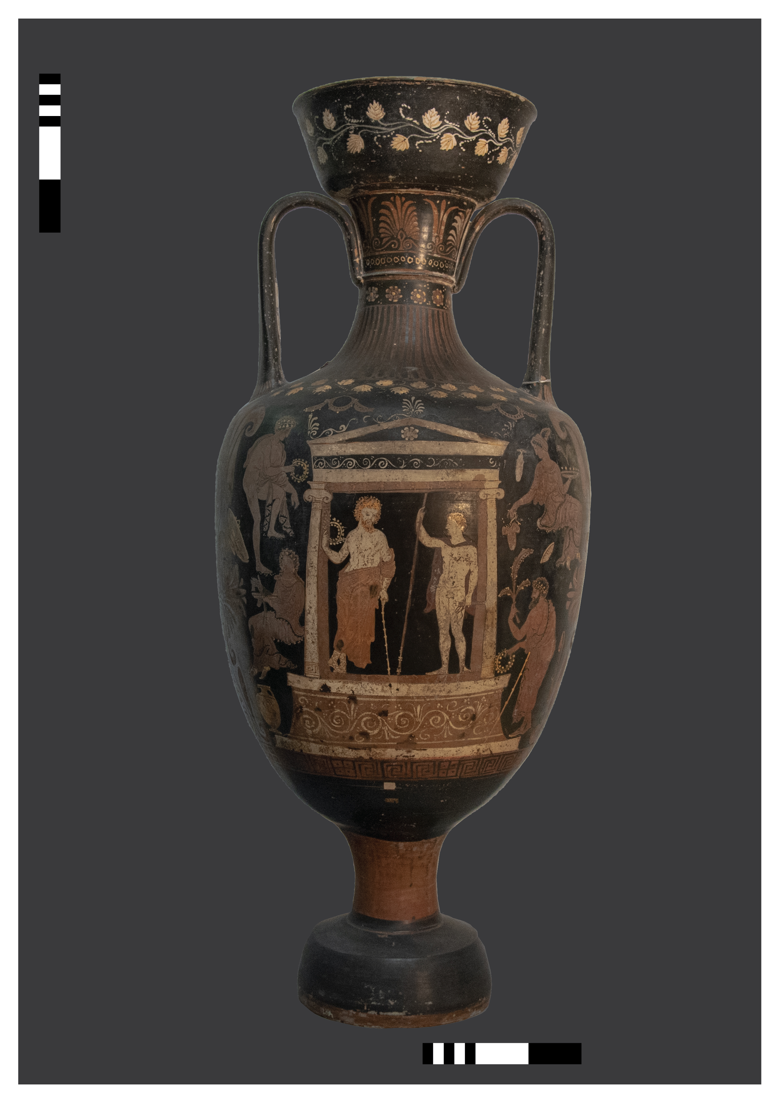 anfora, tipo panatenaico - Pittore dell'Ilioupersis e officina (SECOLI/ IV a.C)