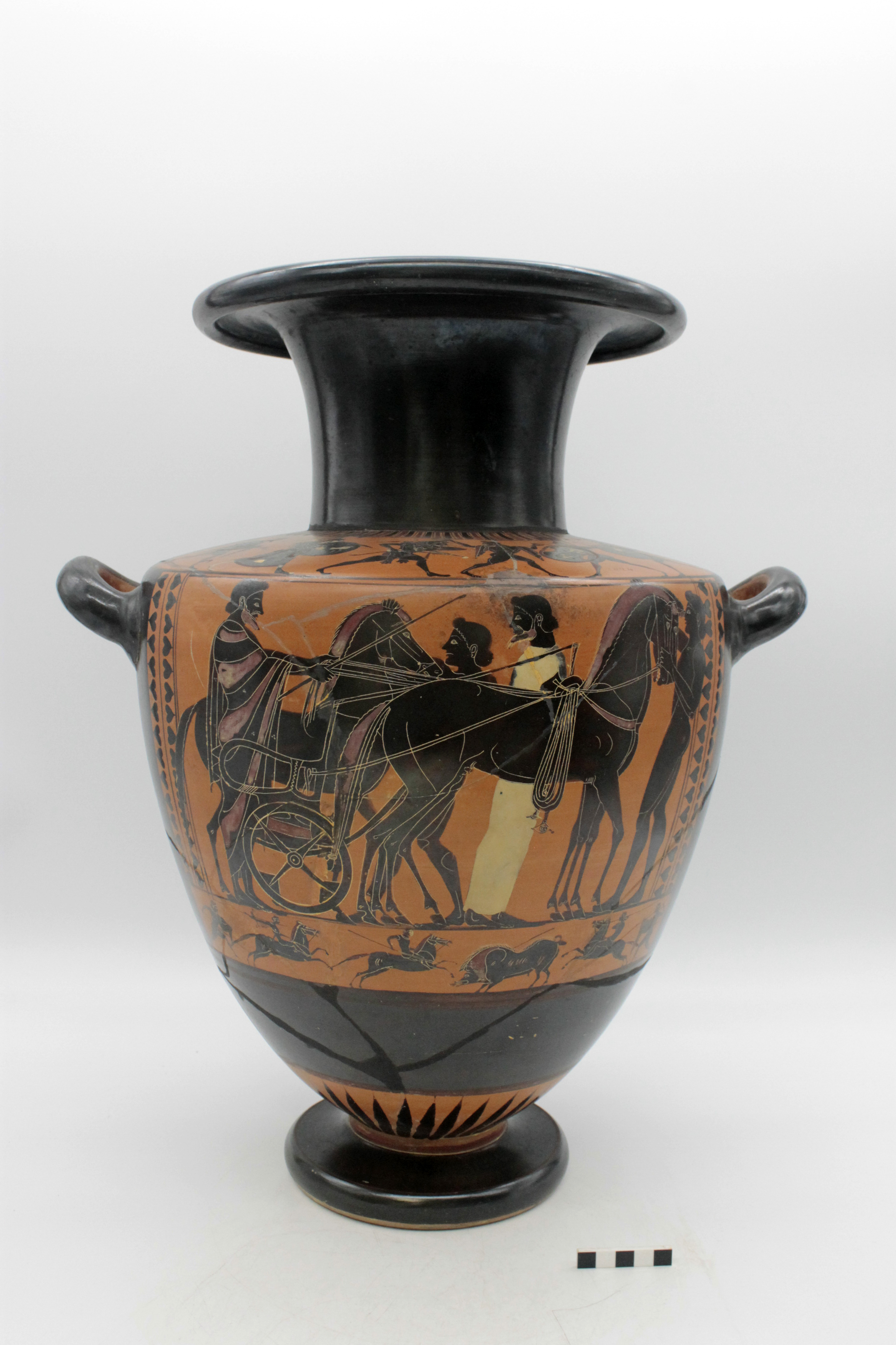 hydria - Pittore di Antimenes (SECOLI/ VI a.C)