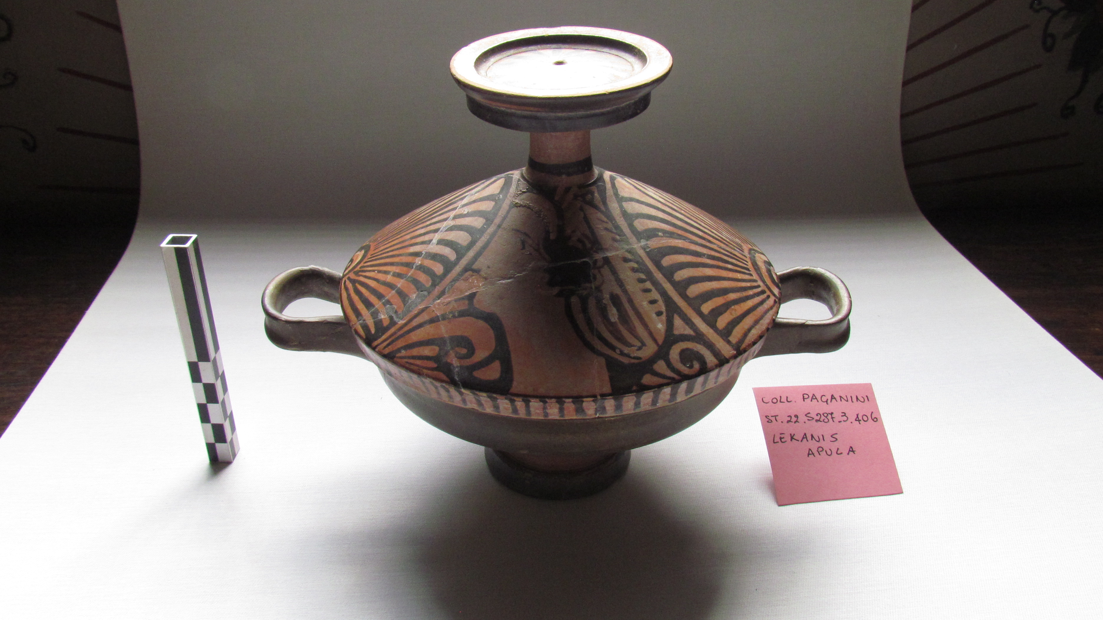 SINGOLO OGGETTO/ lekanis, SECOLI/ IV a.C