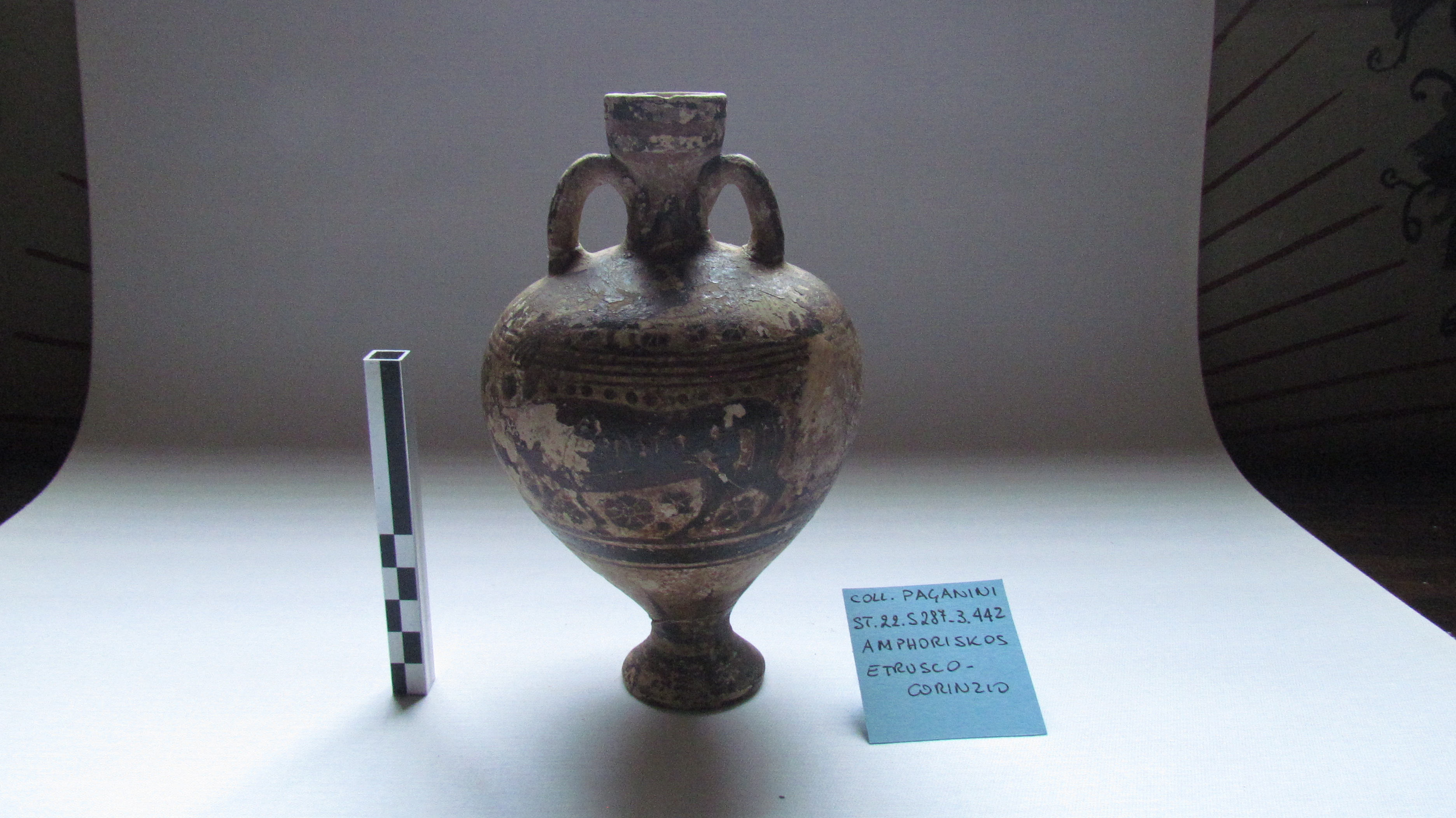 SINGOLO OGGETTO/ amphoriskos, SECOLI/ ARCHI DI SECOLI/ VII-VI a.C