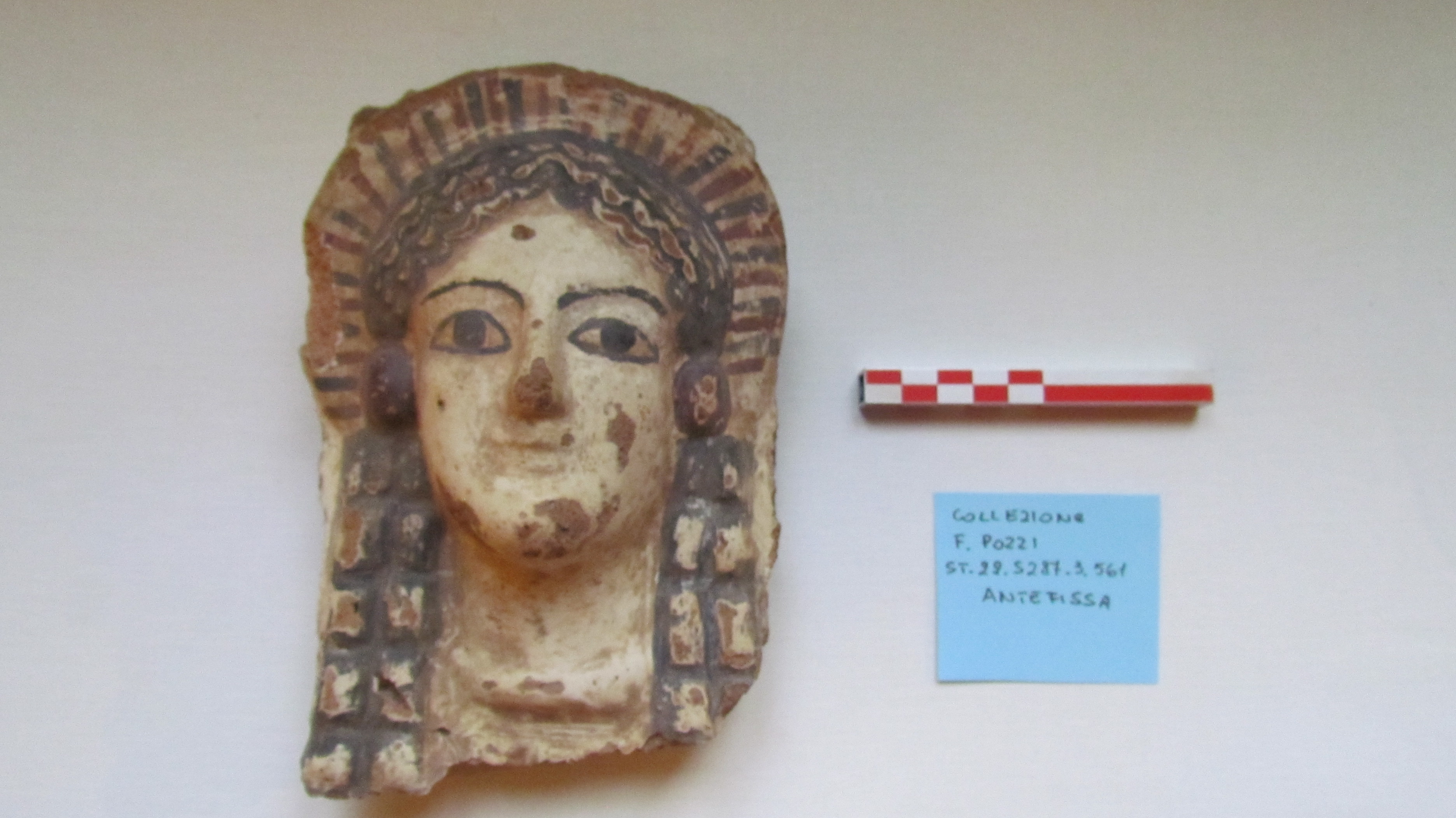 SINGOLO OGGETTO/ antefissa, SECOLI/ ARCHI DI SECOLI/ VI a.C.-V