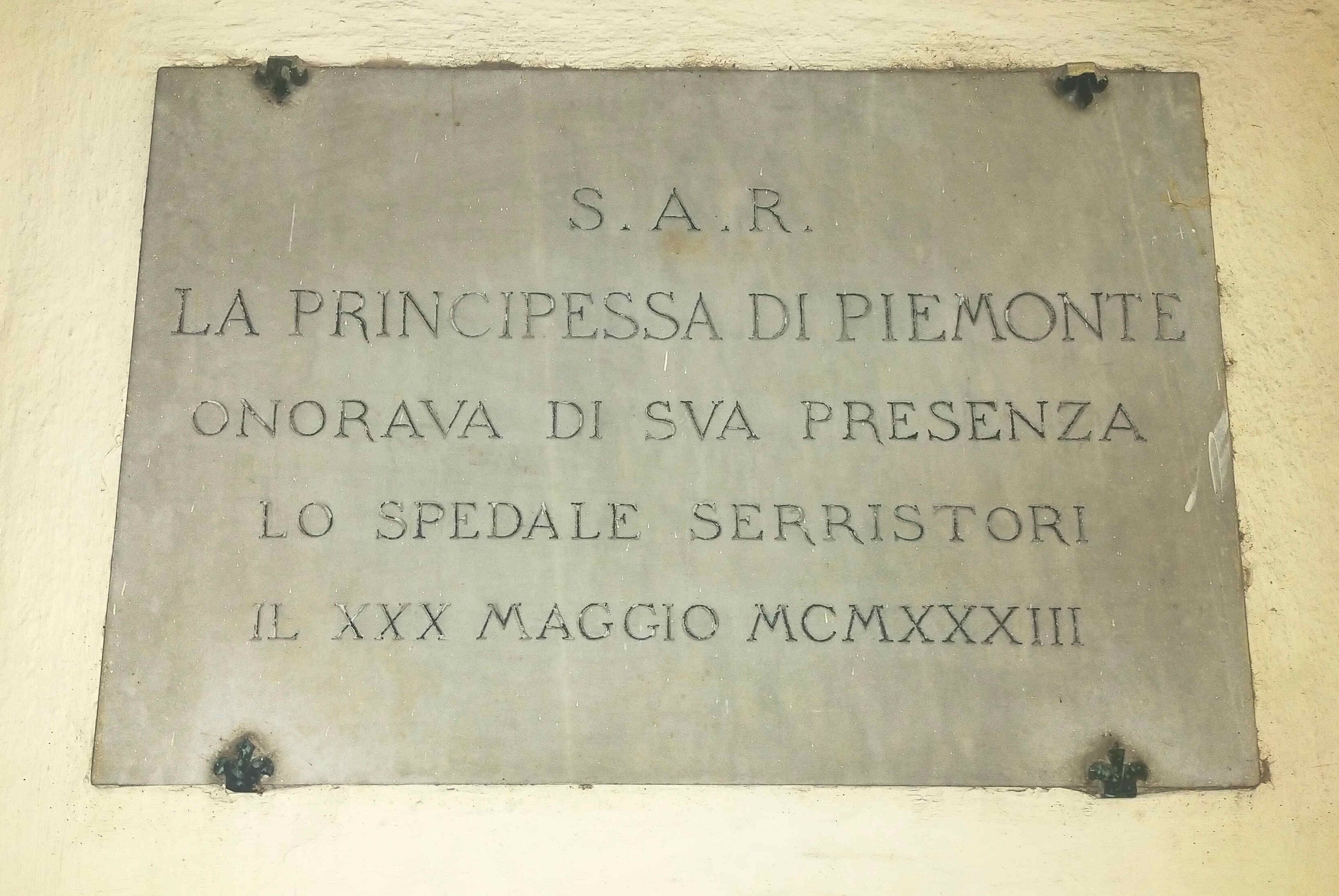 lapide commemorativa - bottega toscana (prima metà sec. XX)