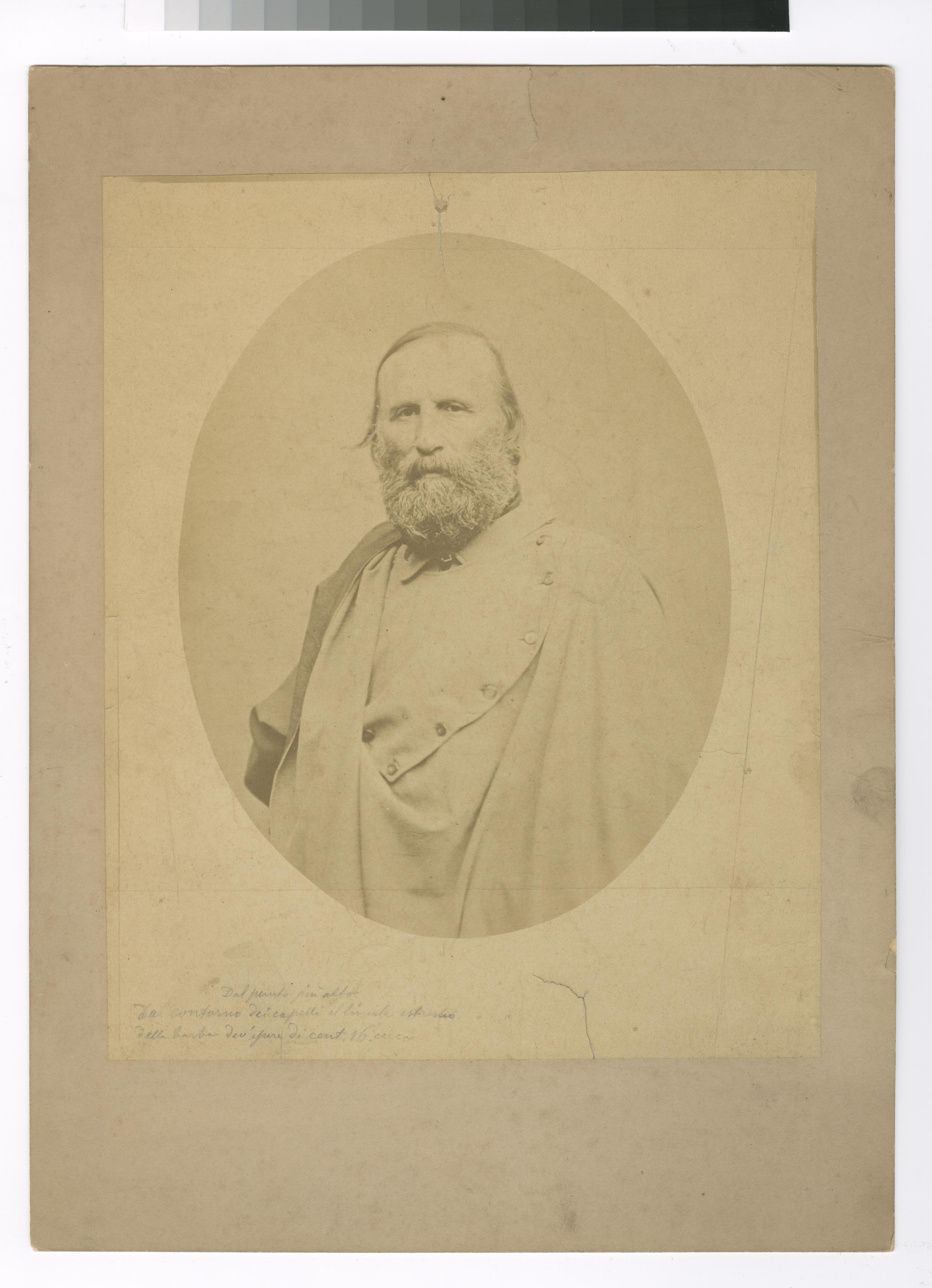 Ritratti fotografici - Giuseppe Garibaldi (positivo) di Anonimo (terzo quarto XIX)