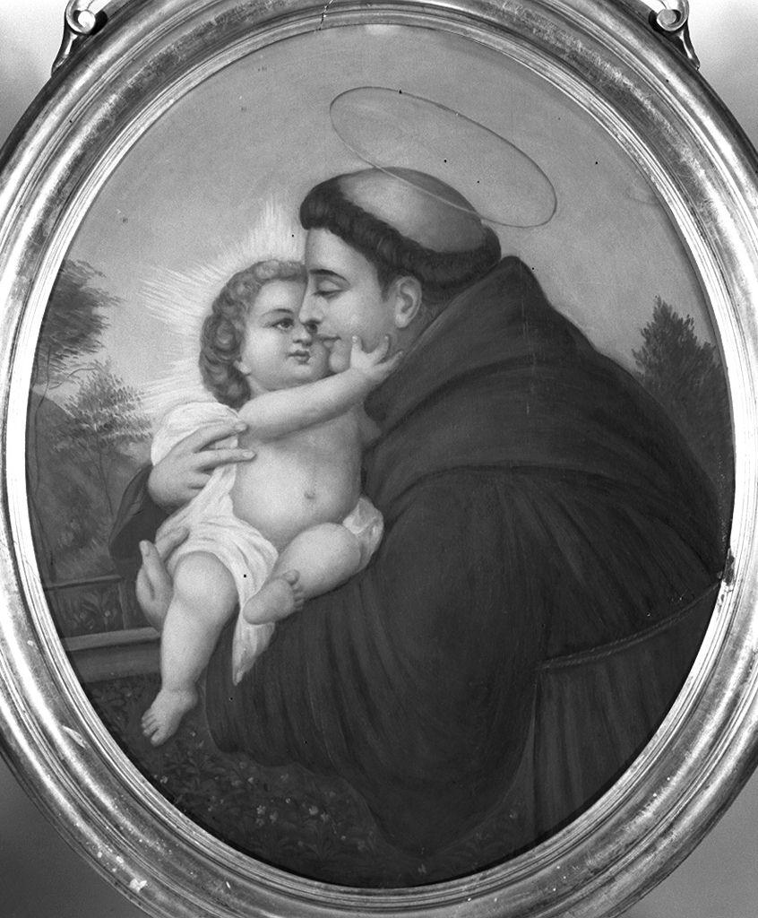 Sant'Antonio da Padova con il bambino (dipinto) - ambito italiano (secc. XIX/ XX)