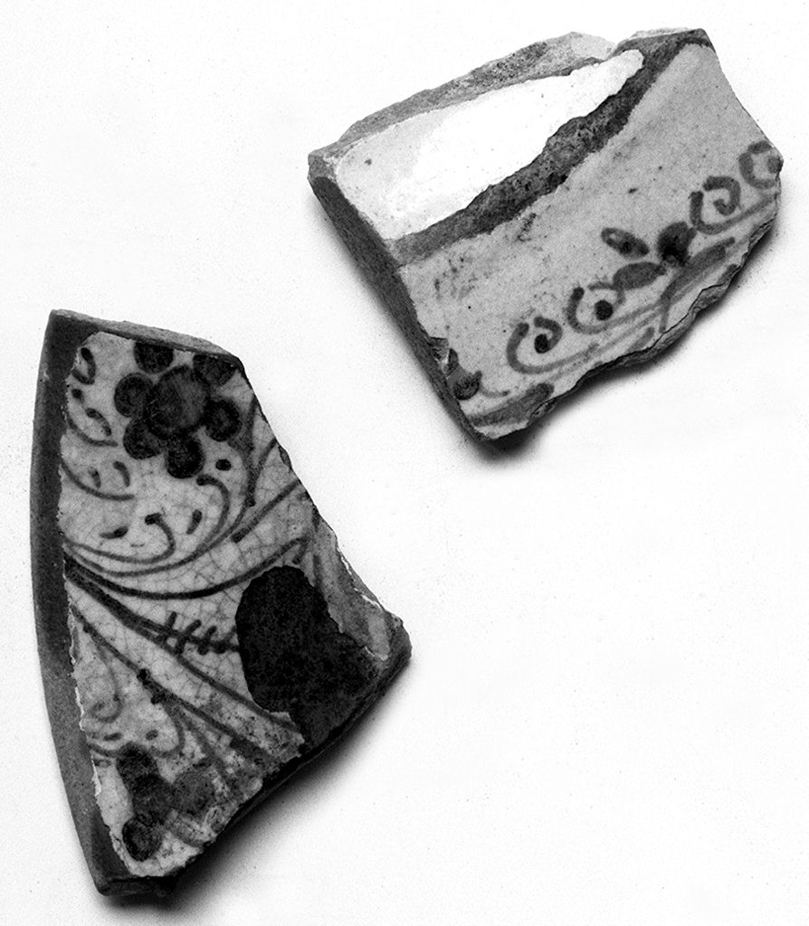 piatto, frammento - manifattura faentina (sec. XV)