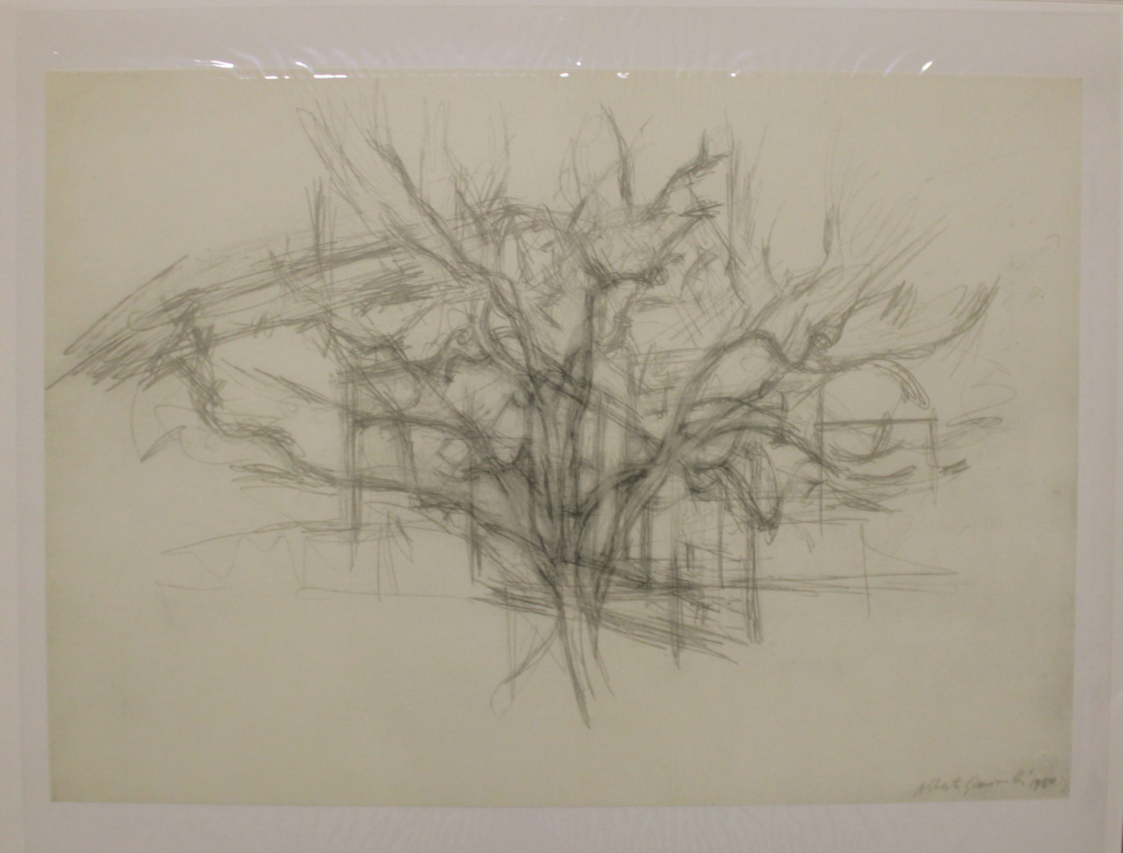 Albero, albero (stampa, elemento d'insieme) di Giacometti Alberto (XX)