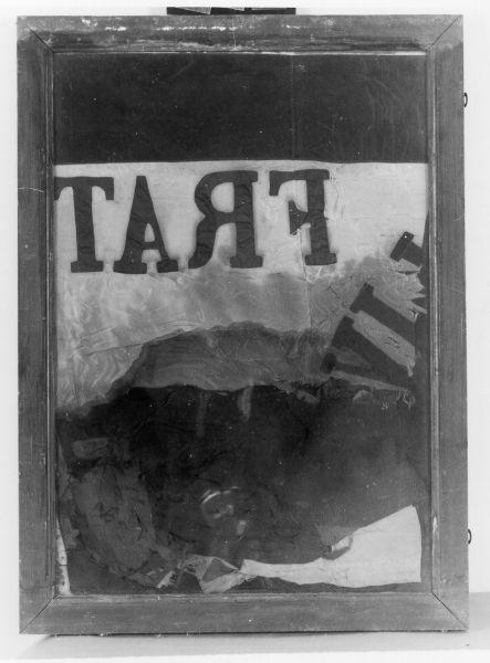 bandiera, frammento - manifattura italiana (XIX)