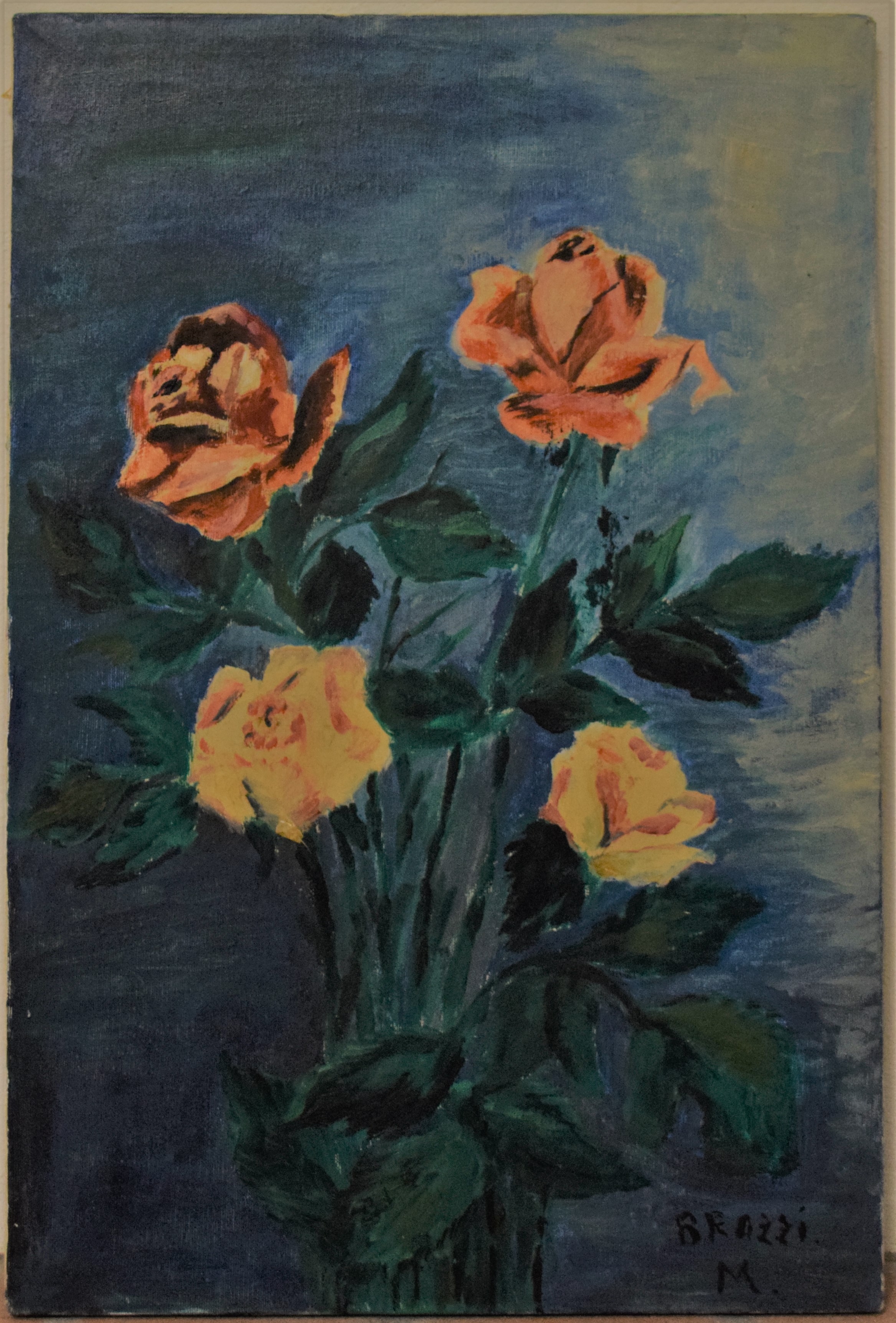 rose (dipinto) di Brozzi M (seconda metà XX)