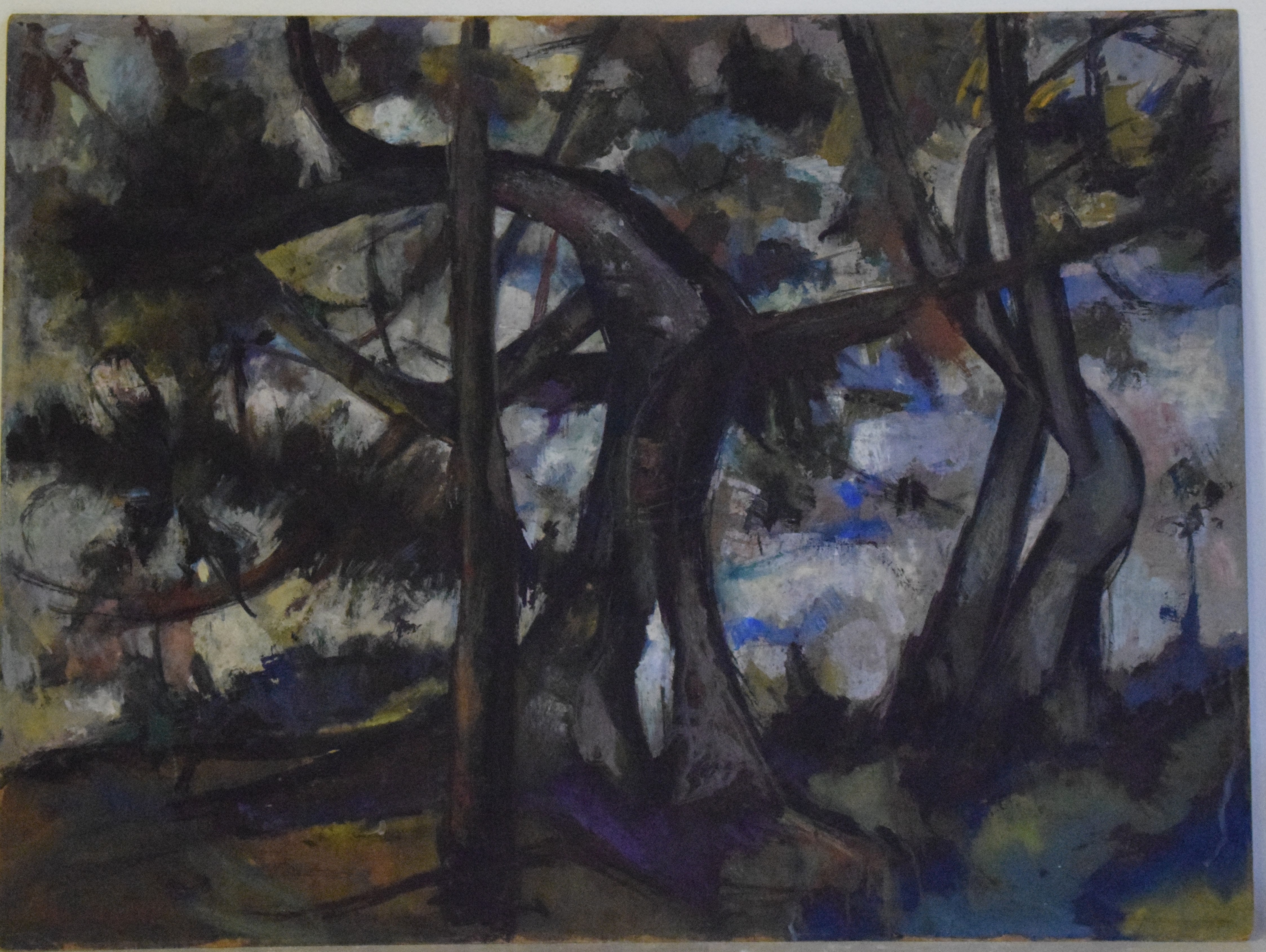 Le tamerici, tamerici (dipinto) di Benvenuti Gastone (metà XX)